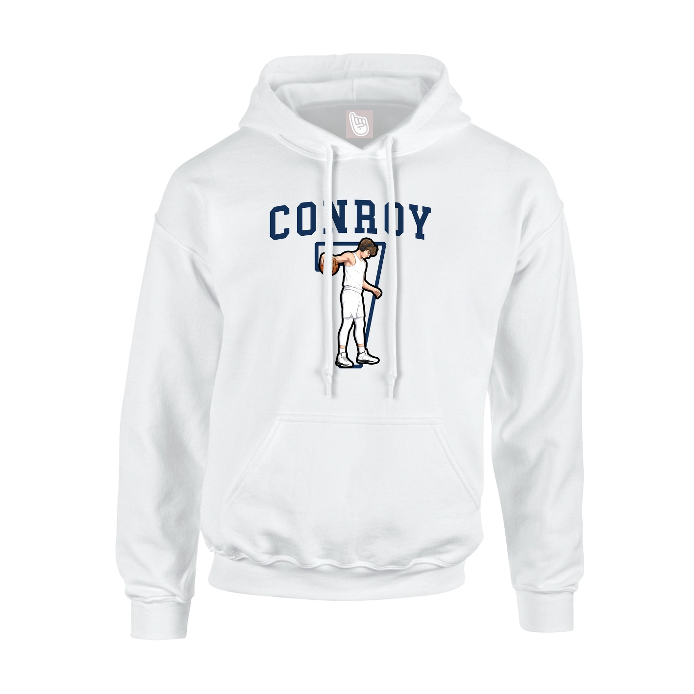 Hoodie — Shirsey in White