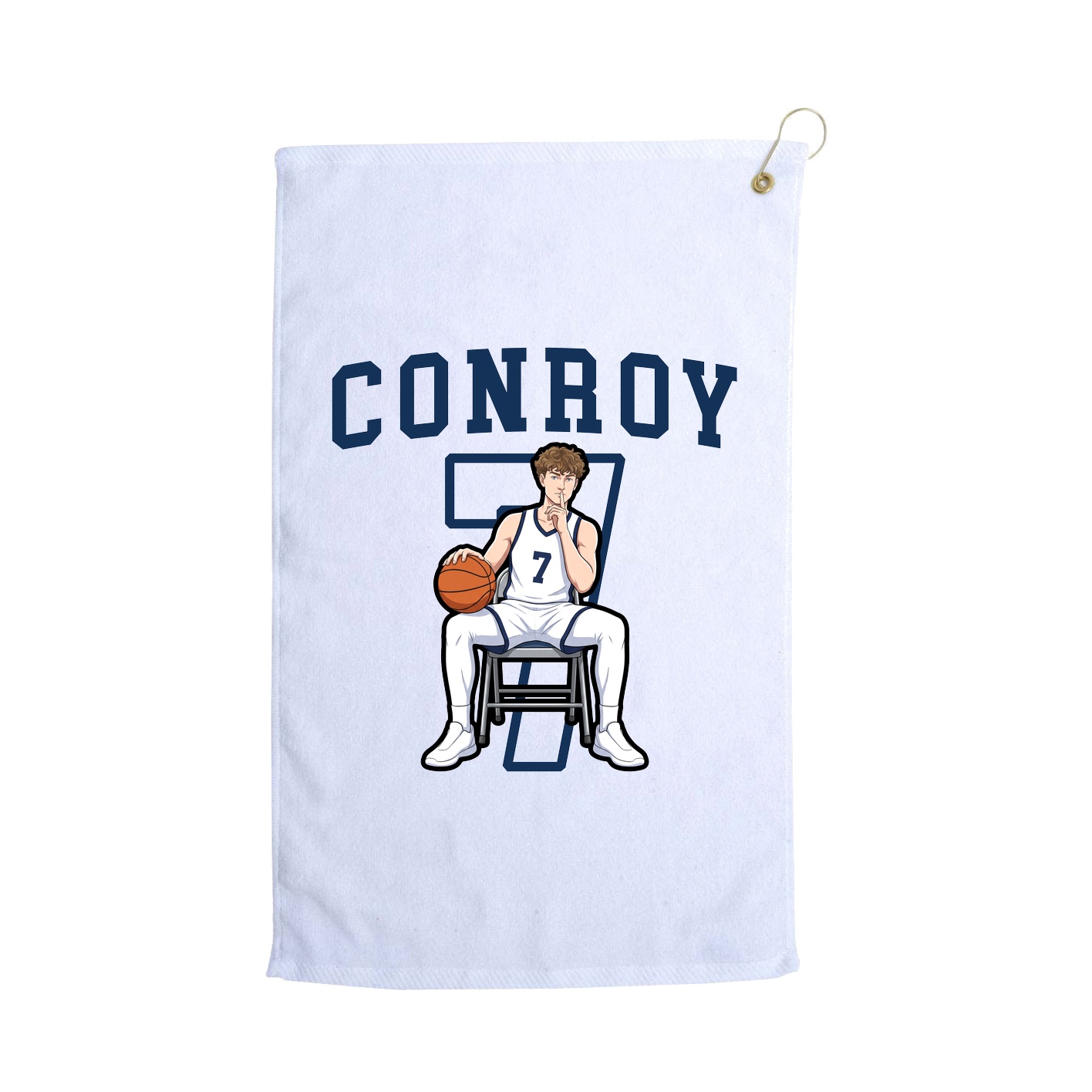 Golf Towel — Shirsey in White