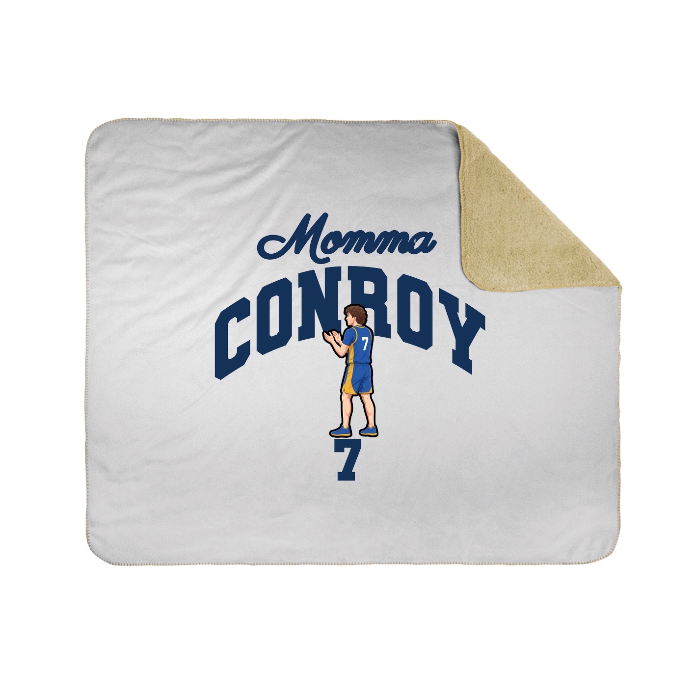 Throw Blanket — Mothers Day Arch in White