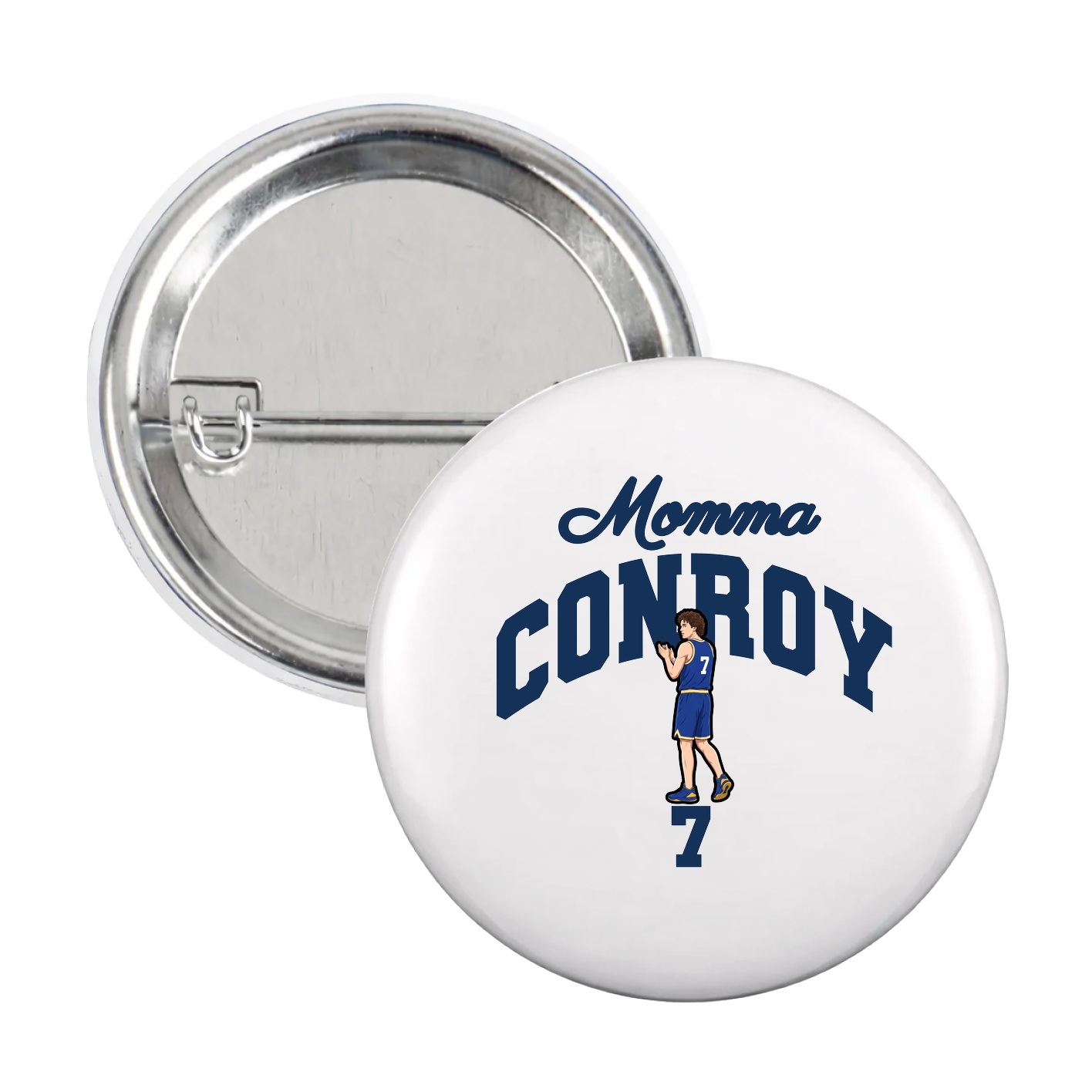 Game Day Button — Mothers Day Arch in White
