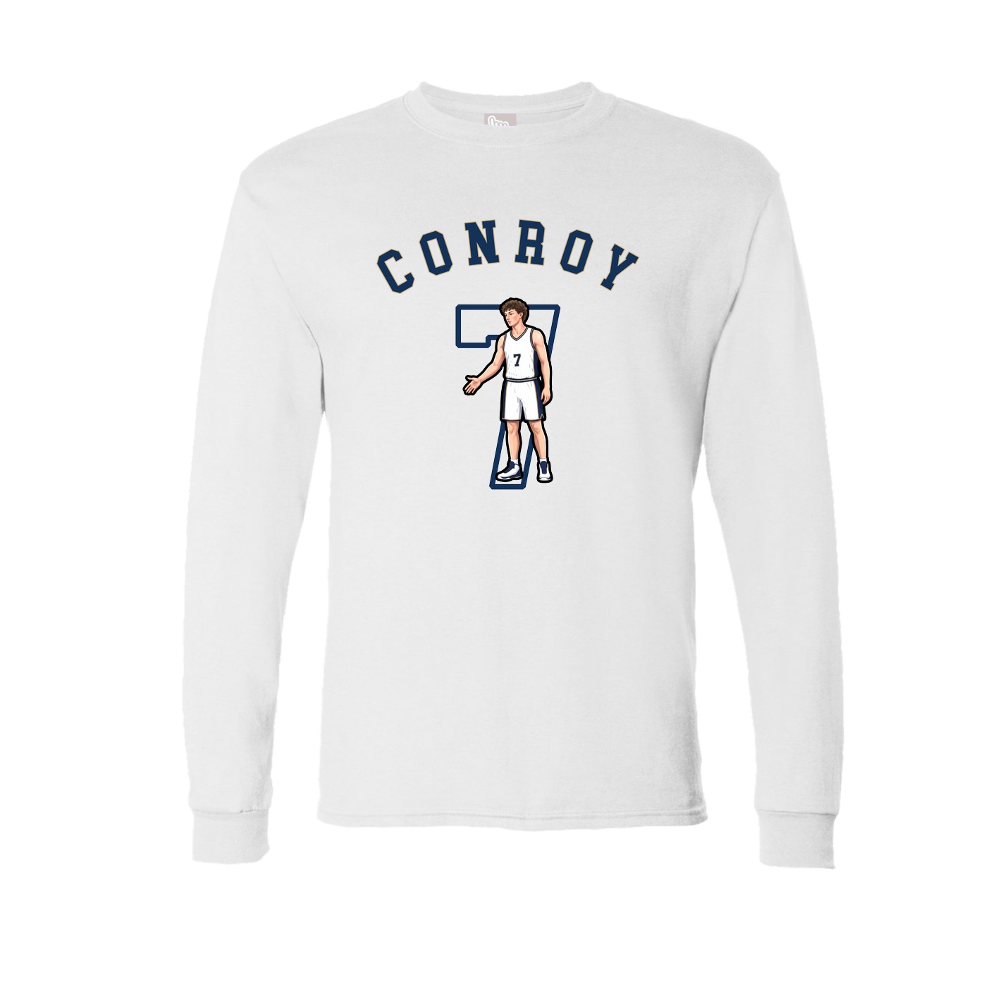 Long Sleeve Tee — Shirsey Arch in White