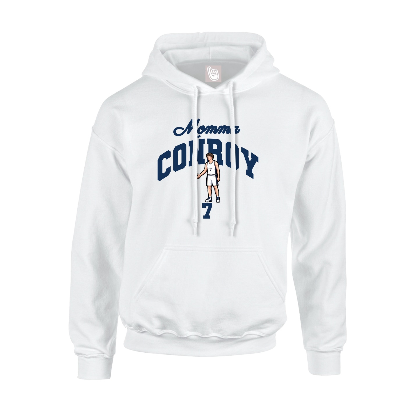 Youth Hoodie — Mothers Day Arch in White