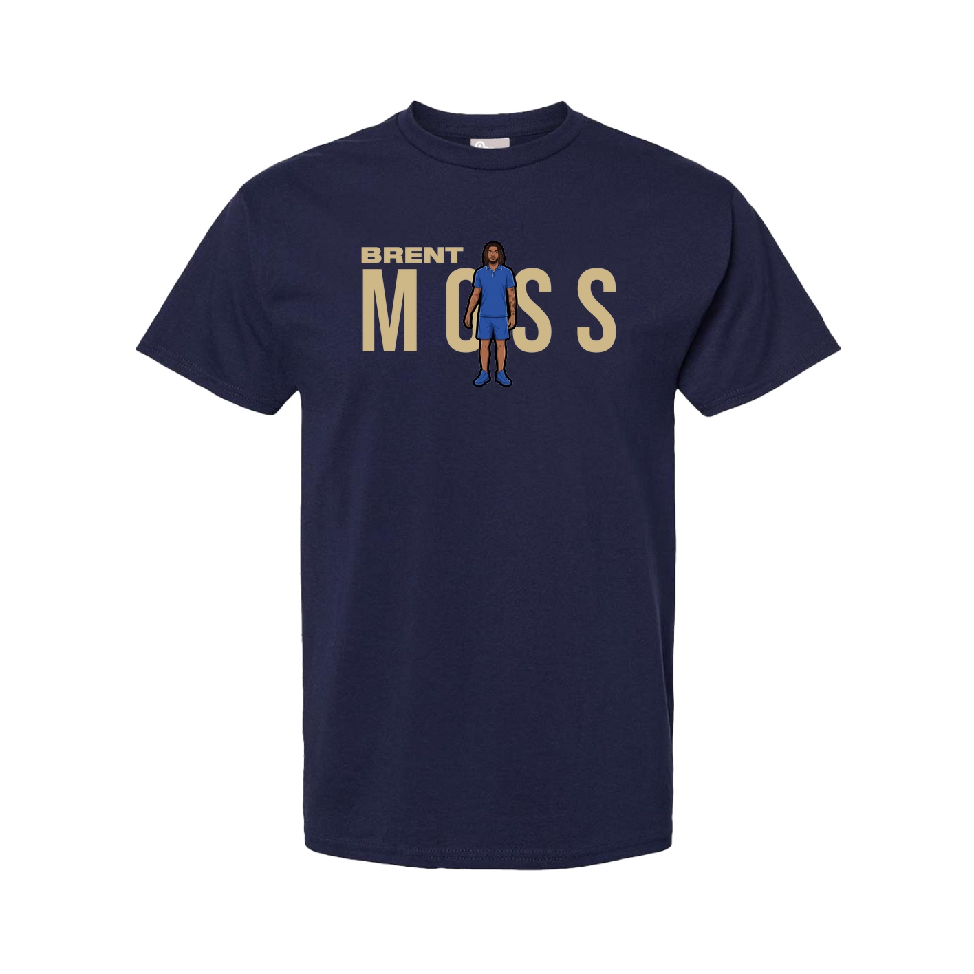 Tee — Player Name in Navy