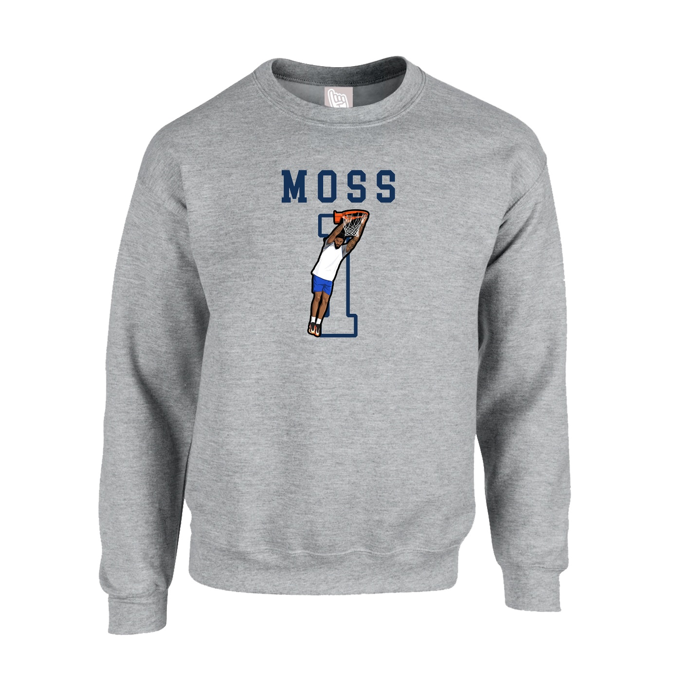 Fleece Crew — Shirsey in Grey