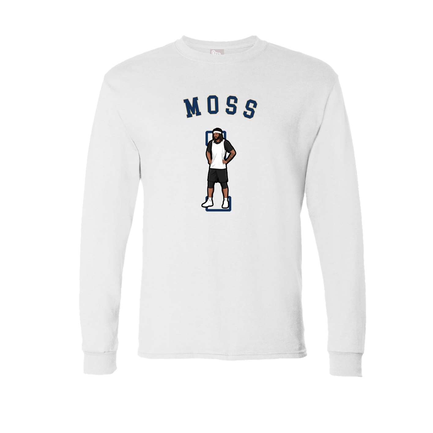 Long Sleeve Tee — Shirsey Arch in White