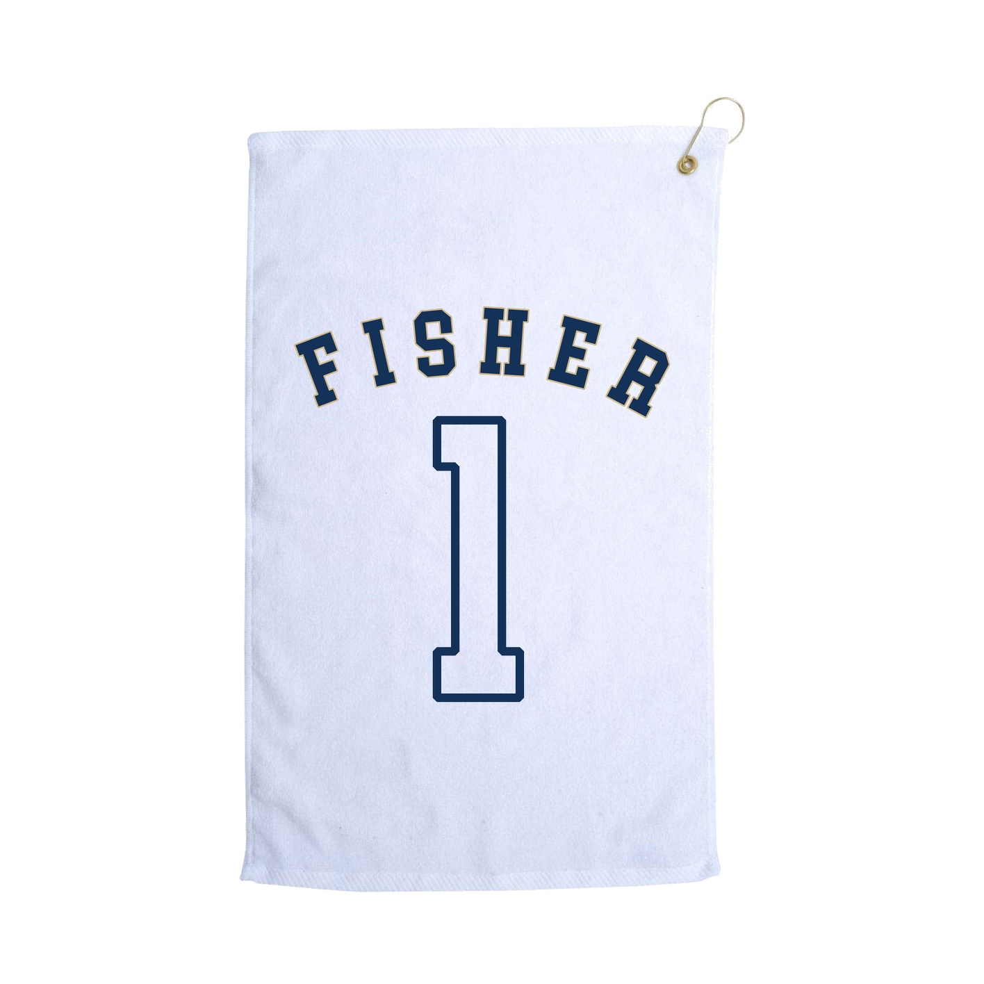 Golf Towel — Shirsey Arch in White