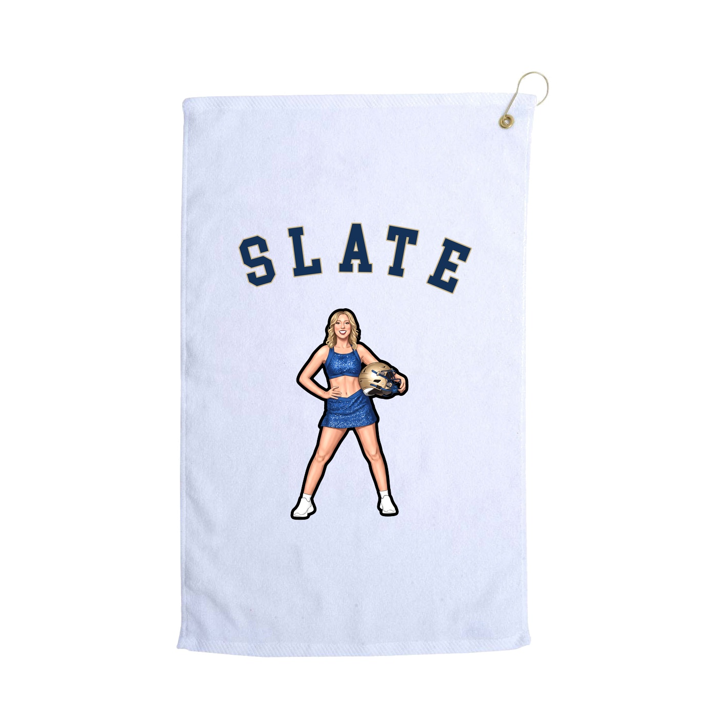 Golf Towel — Shirsey Arch in White