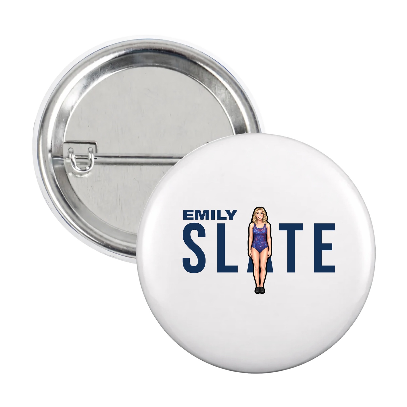 Game Day Button — Player Name in White