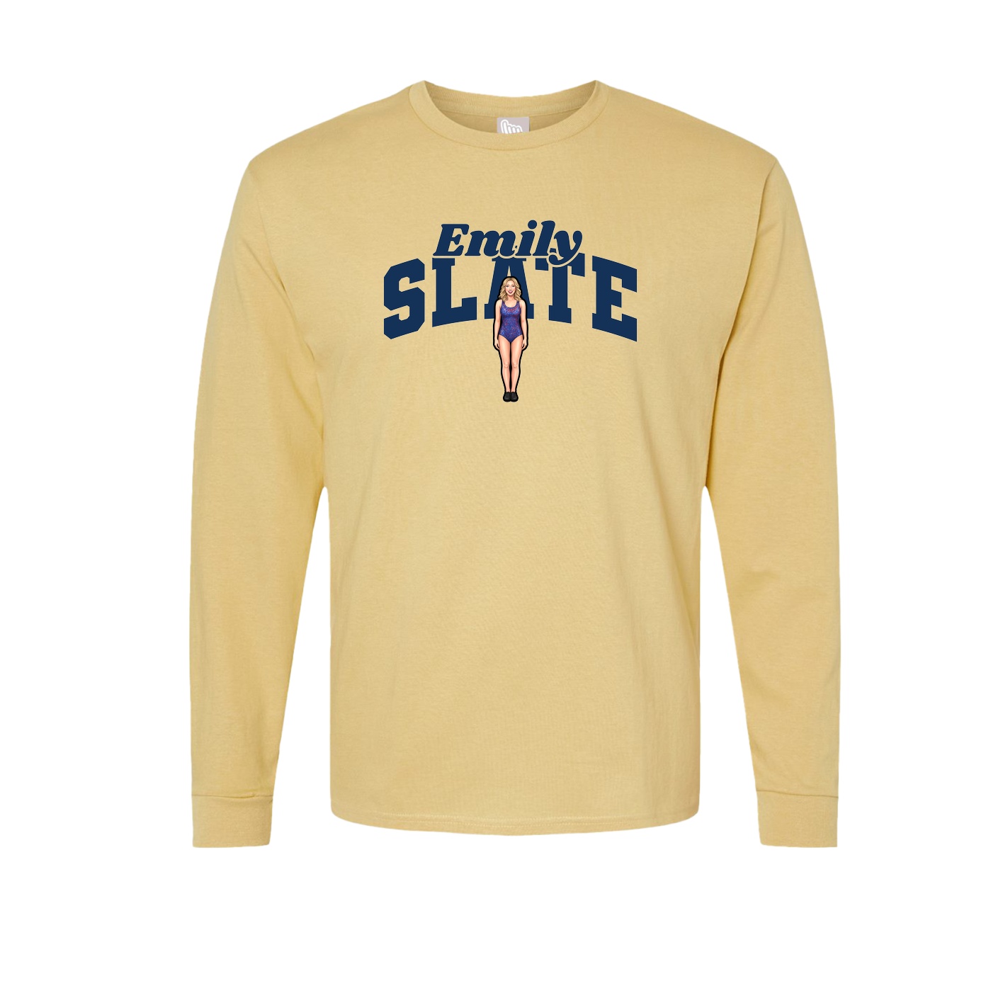Long Sleeve Tee — Signature Arch in Vegas Gold