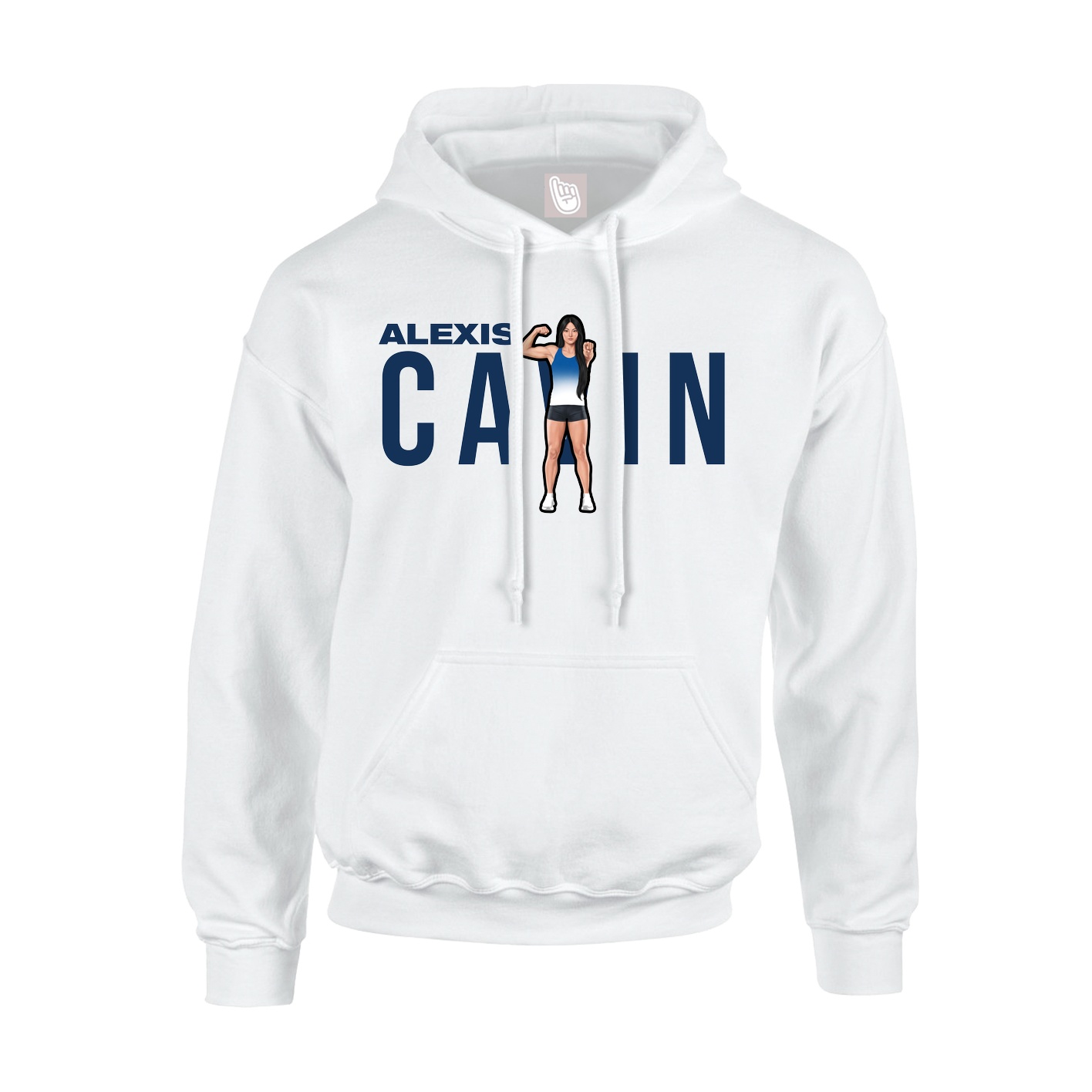 Hoodie — Player Name in White