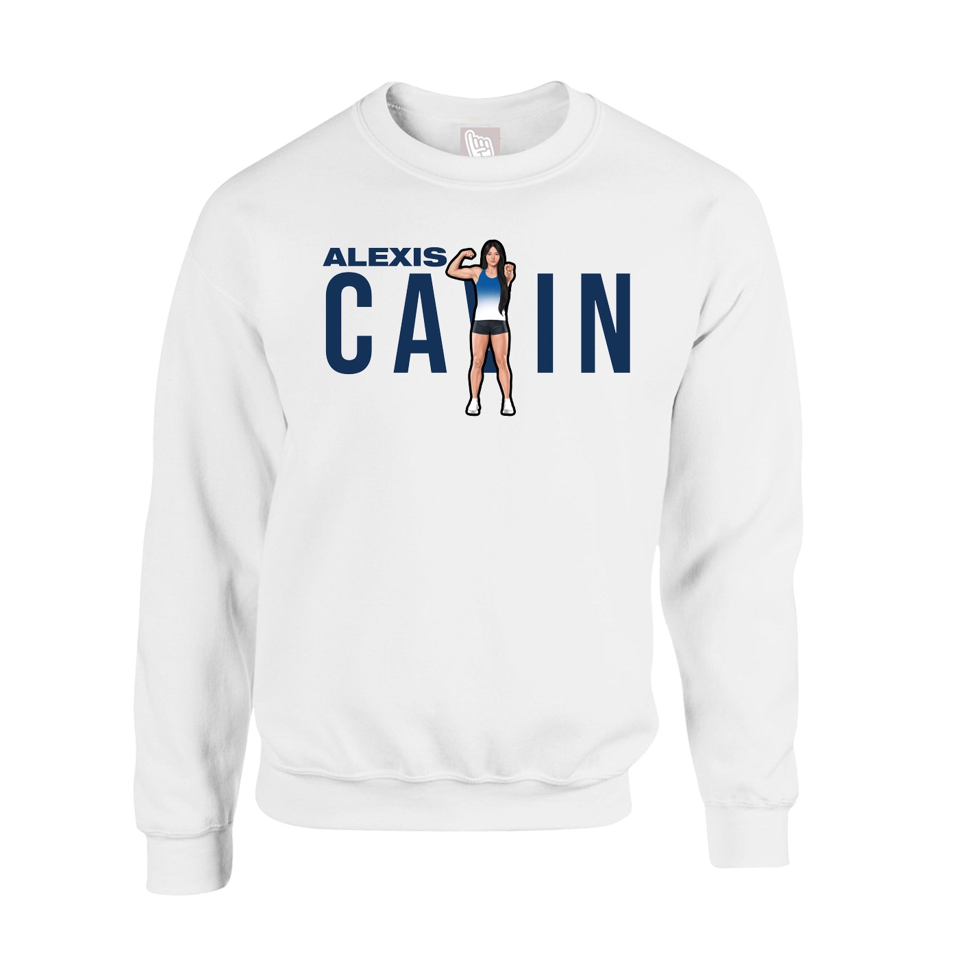 Fleece Crew — Player Name in White
