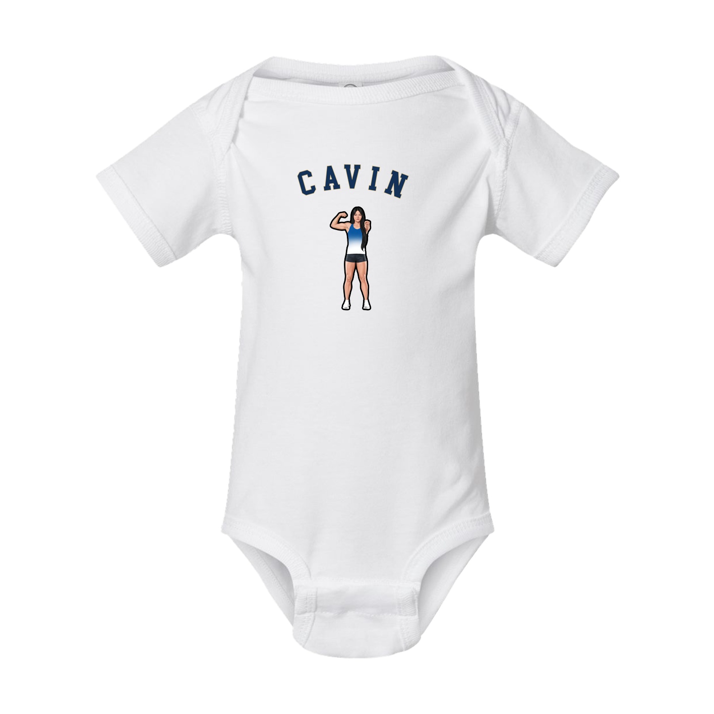 Baby Onesie — Shirsey Arch in White