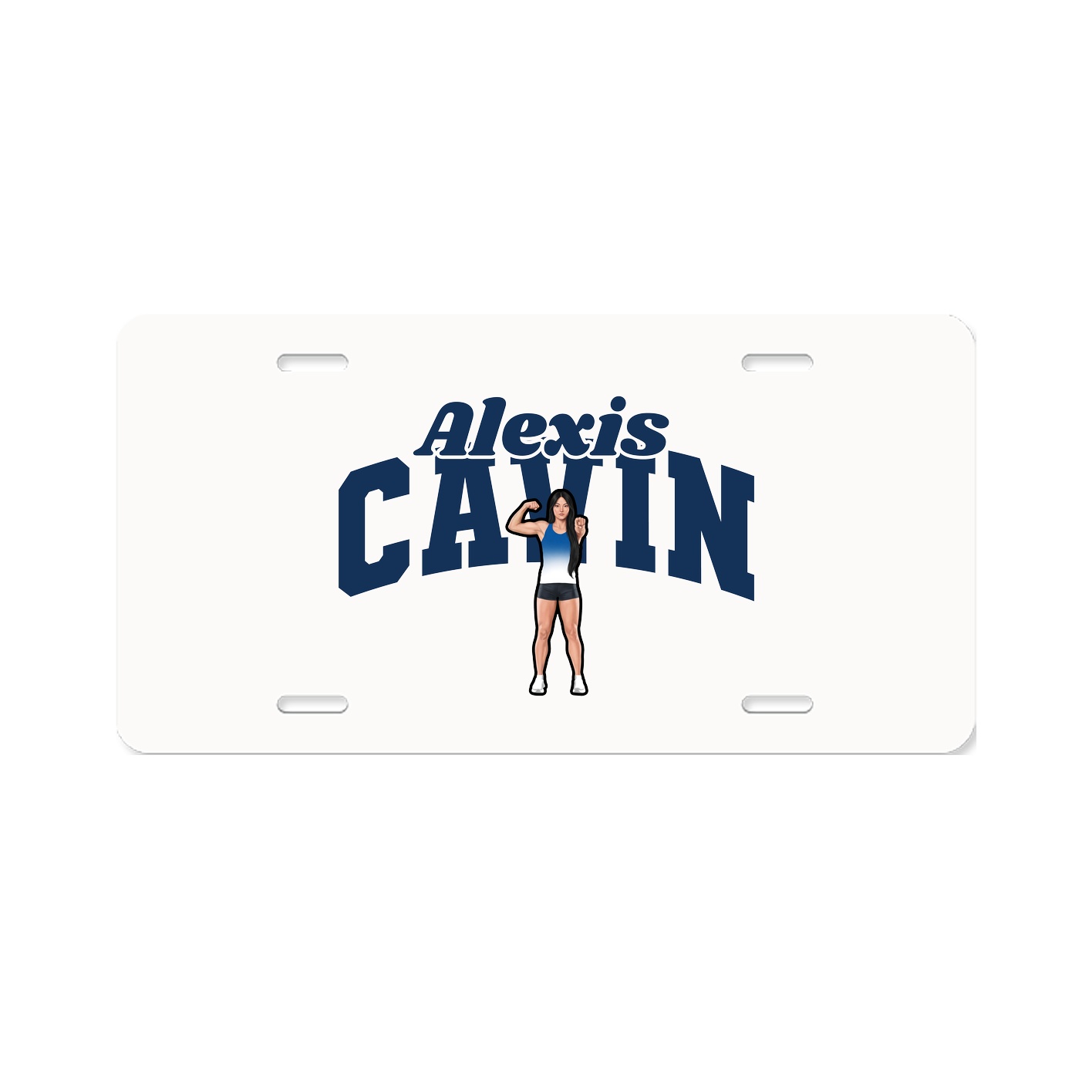 License Plate — Signature Arch in Classic