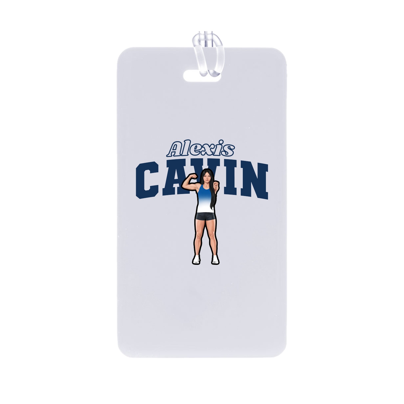 Bag Tag — Name Arch in Classic