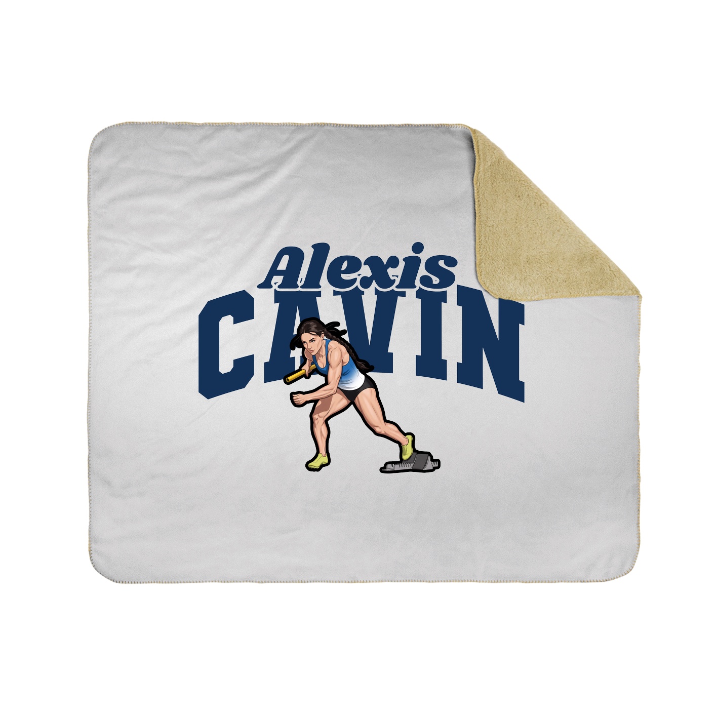 Throw Blanket — Signature Arch in White
