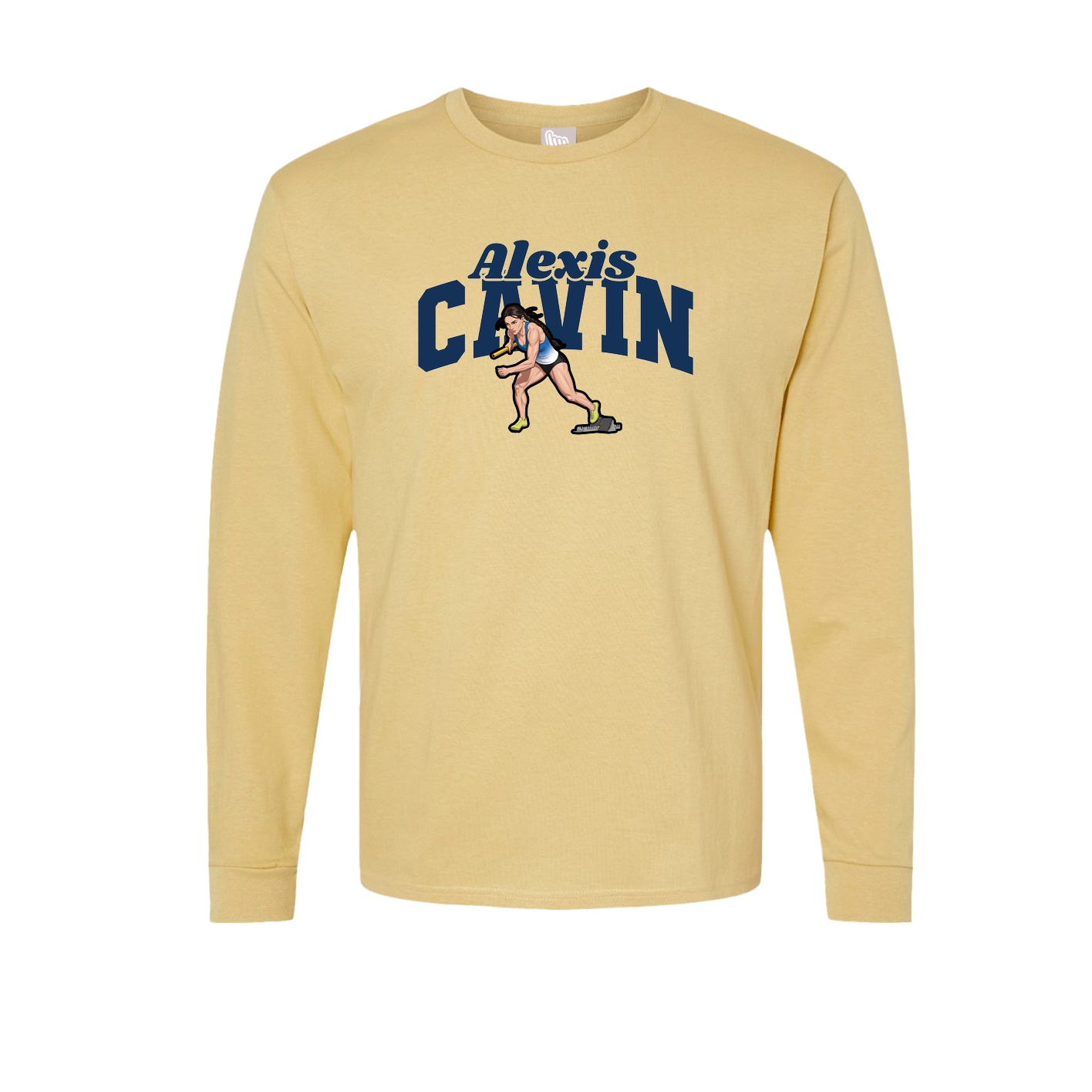 Long Sleeve Tee — Signature Arch in Vegas Gold