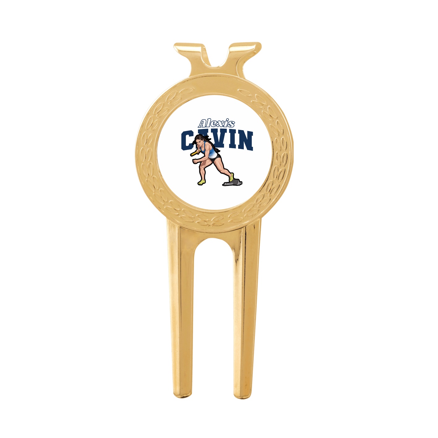 Divot Tool with Ball Marker — Name Arch in Classic