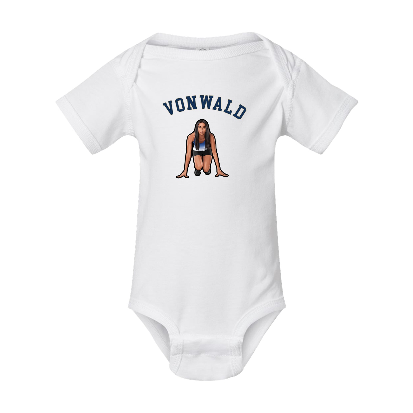 Baby Onesie — Shirsey Arch in White