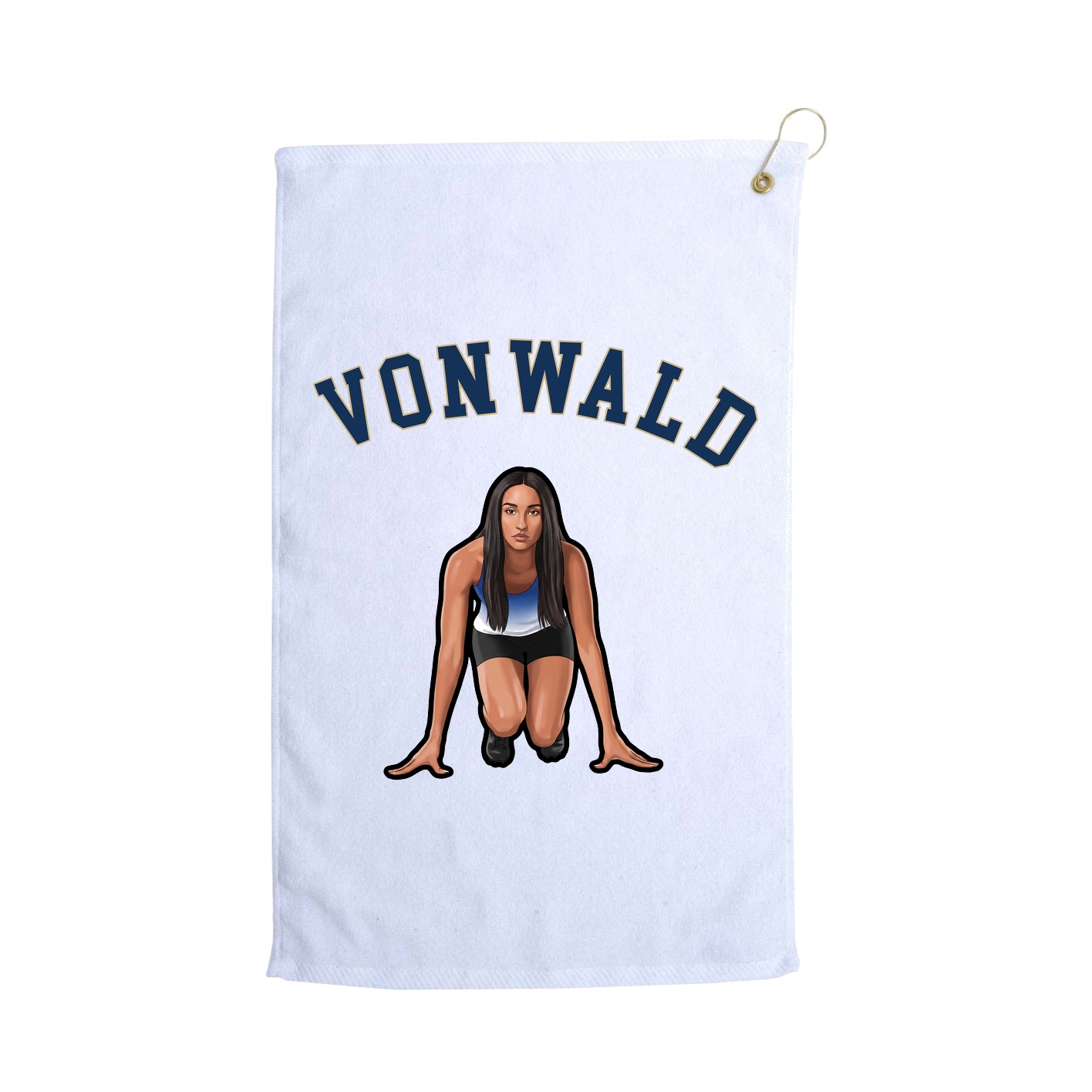 Golf Towel — Shirsey Arch in White