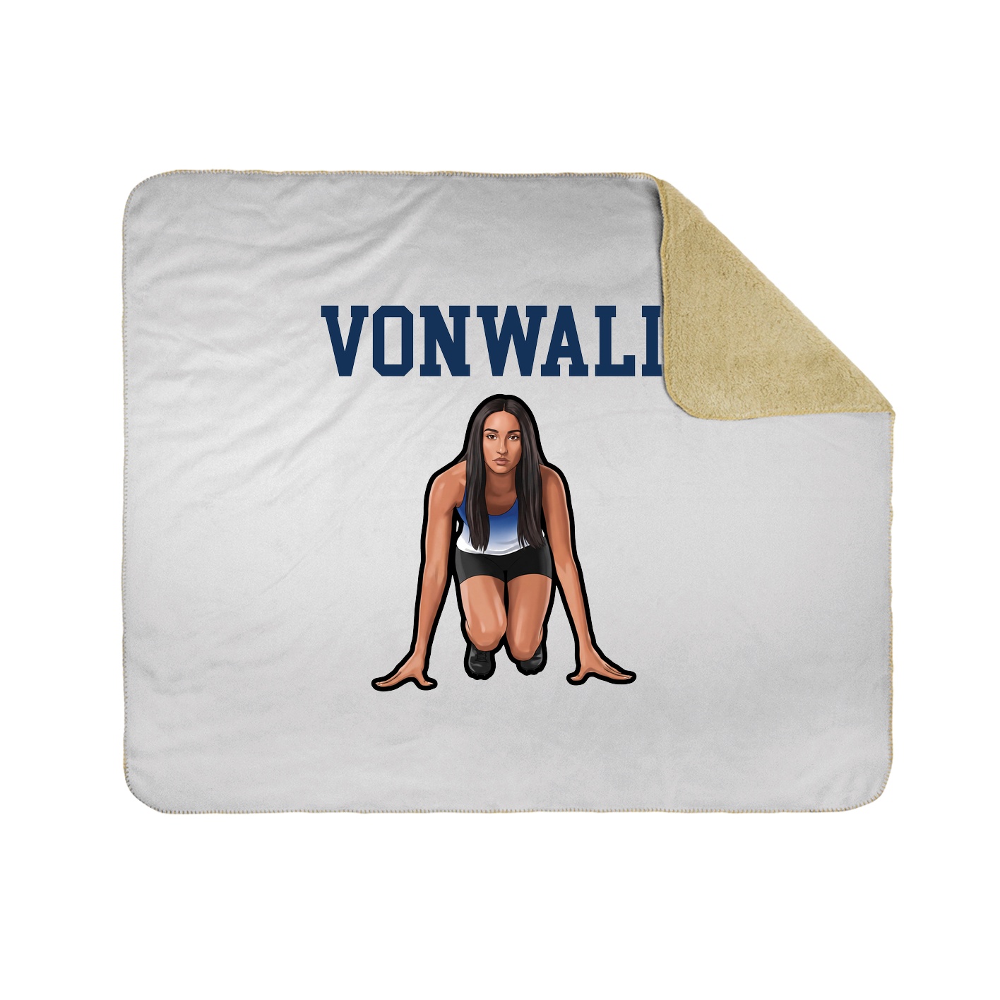 Throw Blanket — Shirsey in White