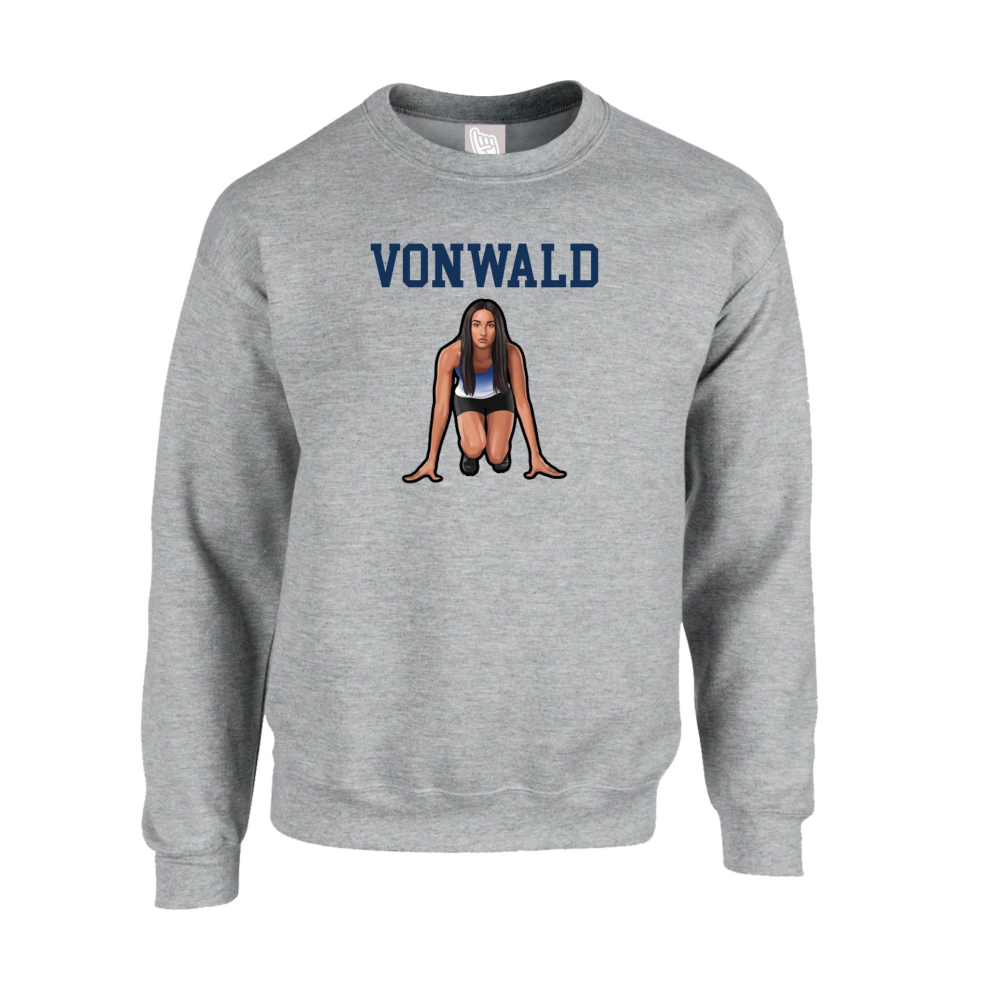 Fleece Crew — Shirsey in Grey