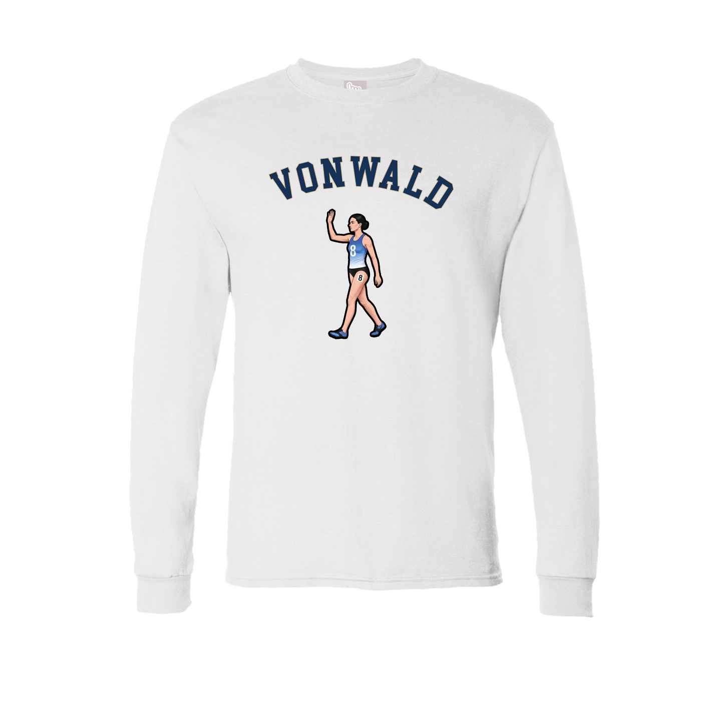 Long Sleeve Tee — Shirsey Arch in White