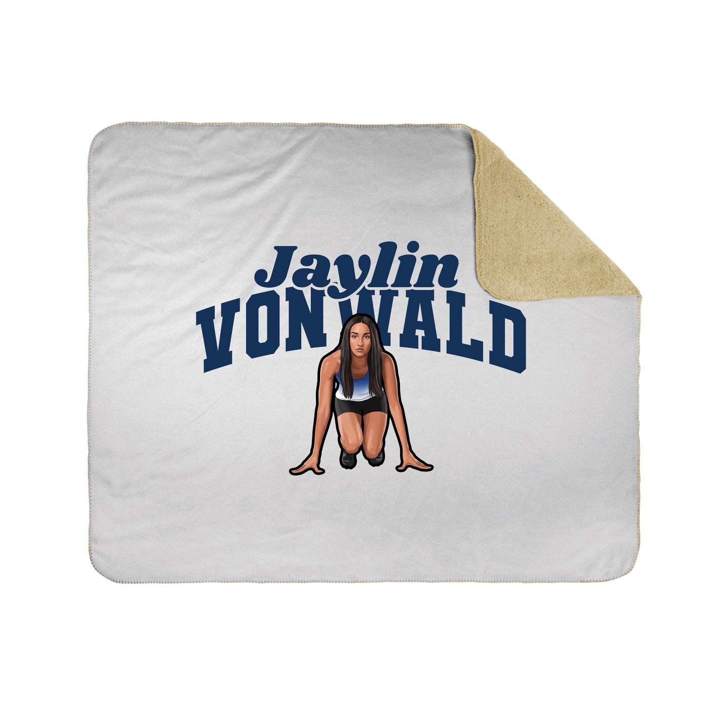 Throw Blanket — Signature Arch in White