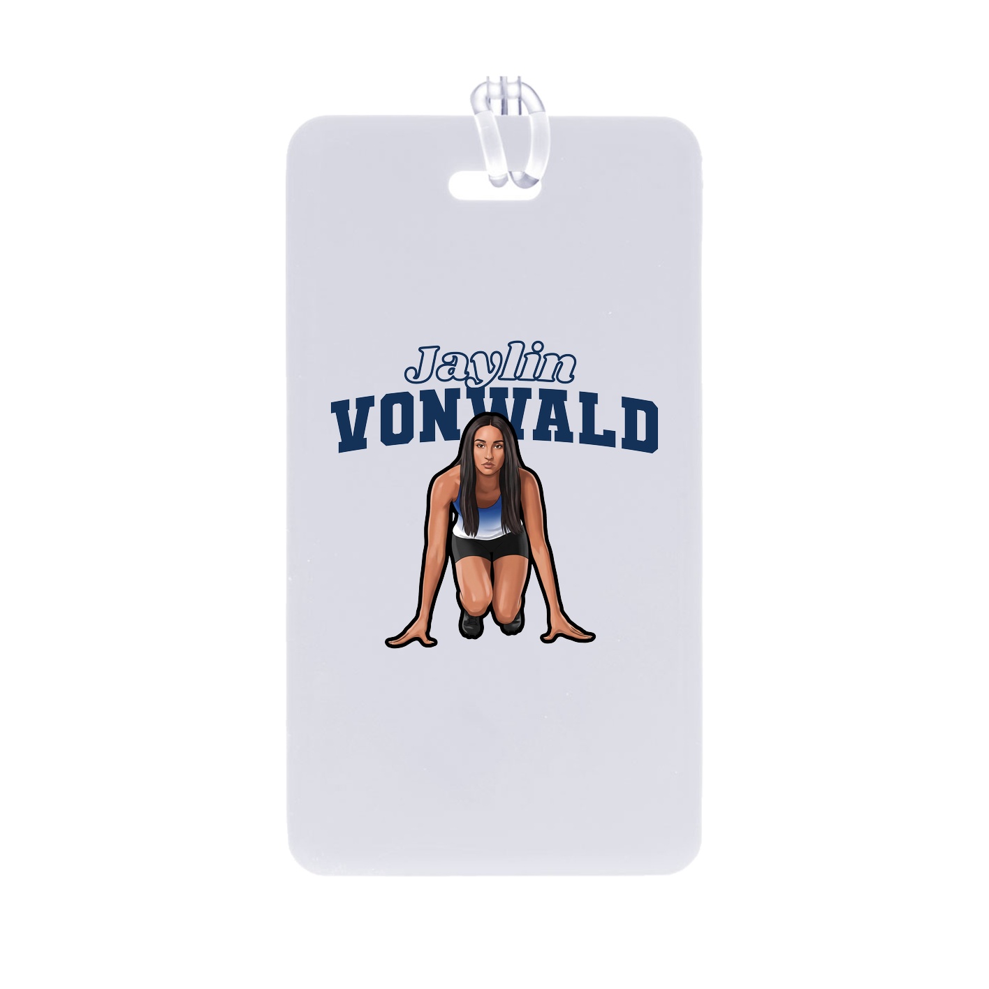 Bag Tag — Name Arch in Classic