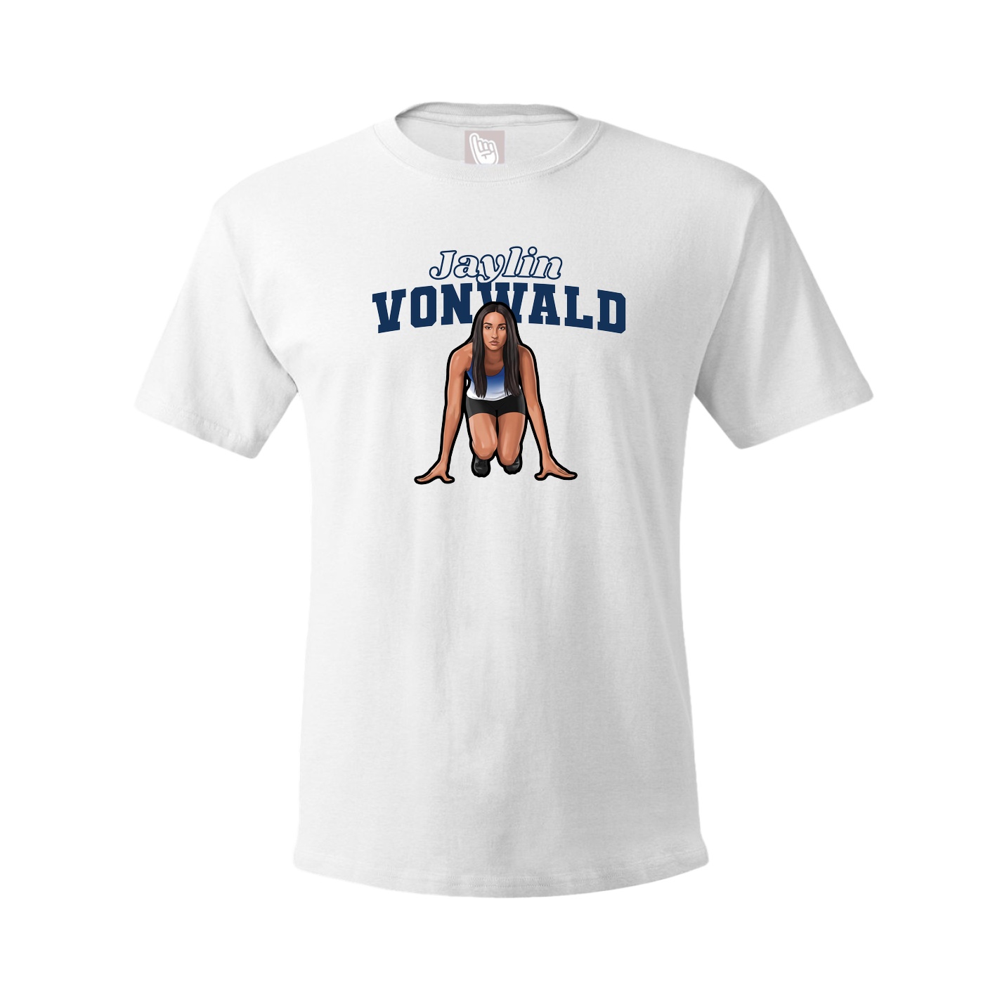 Tee — Name Arch in White