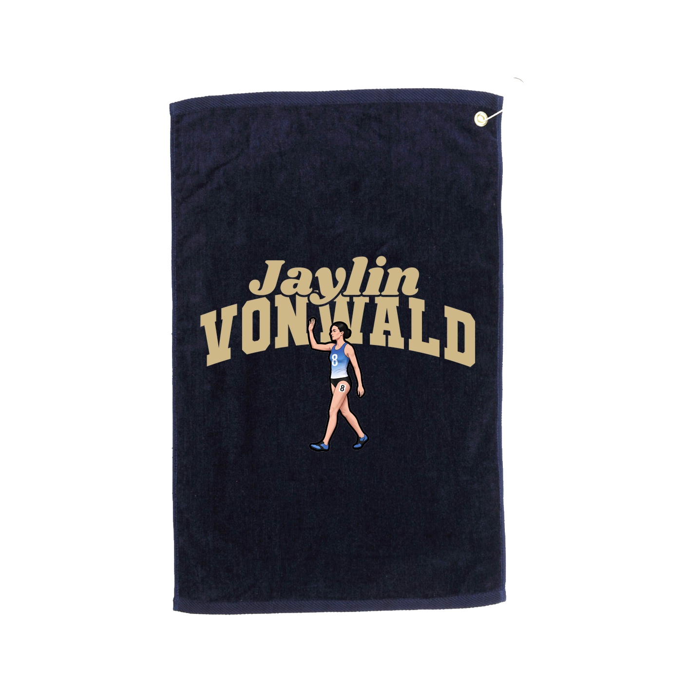 Golf Towel — Signature Arch in Navy