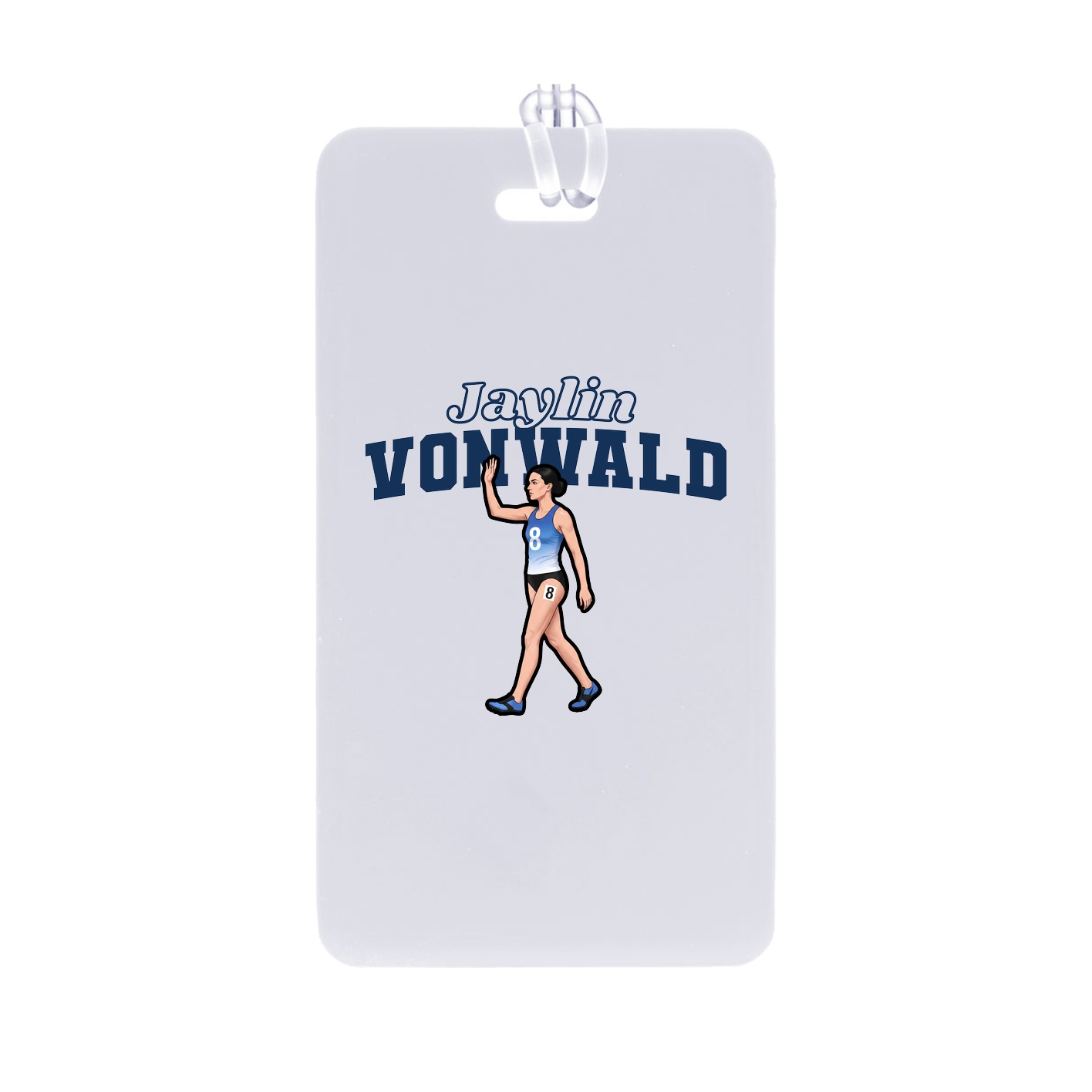 Bag Tag — Name Arch in Classic