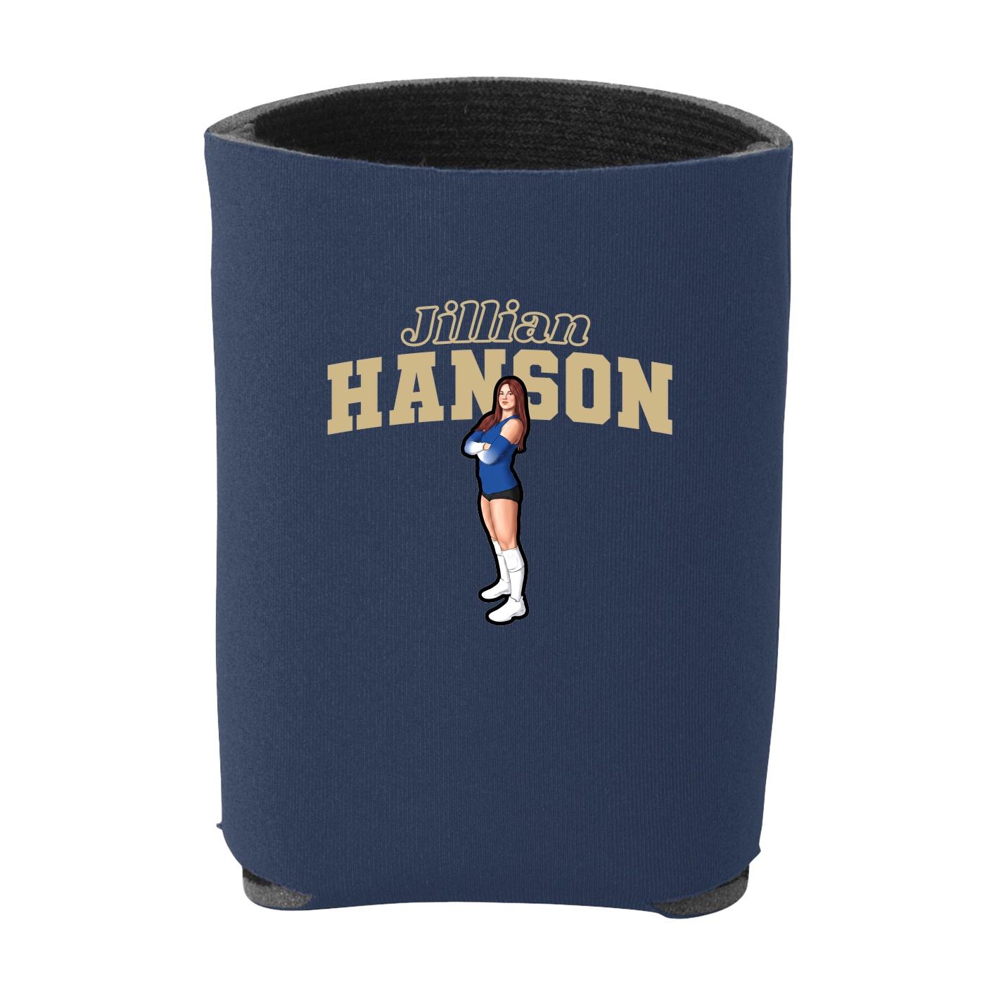 Can Holder — Name Arch in Navy