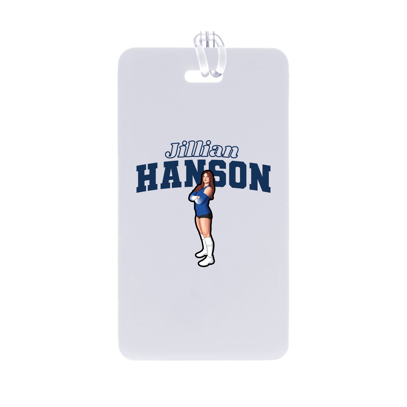 Bag Tag — Name Arch in Classic
