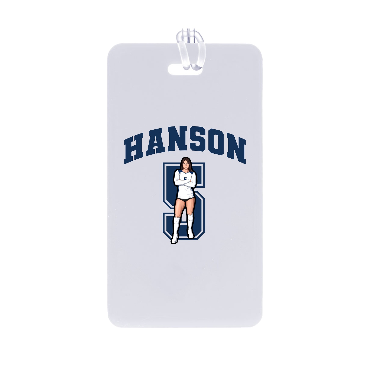 Bag Tag — Number in Classic