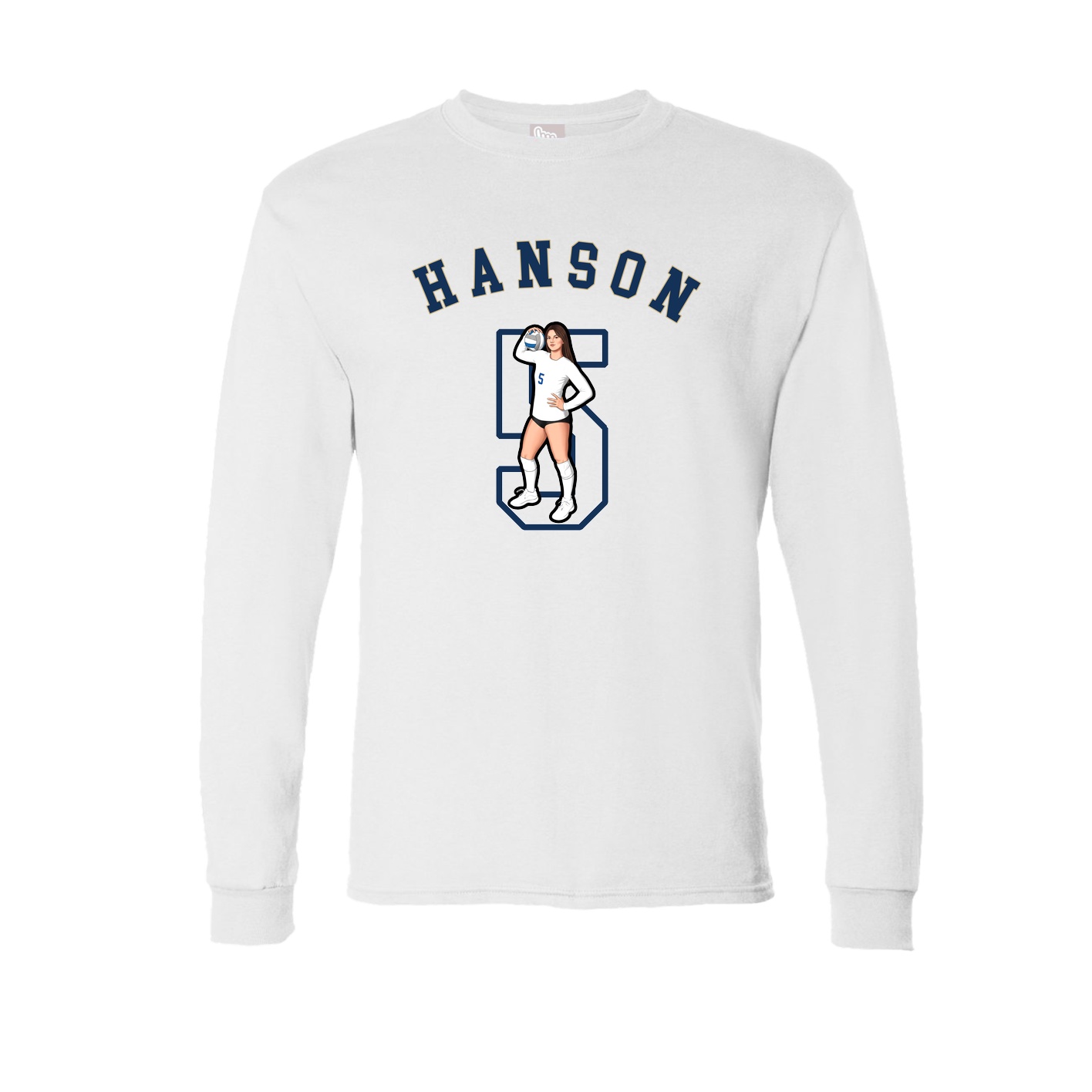 Long Sleeve Tee — Shirsey Arch in White