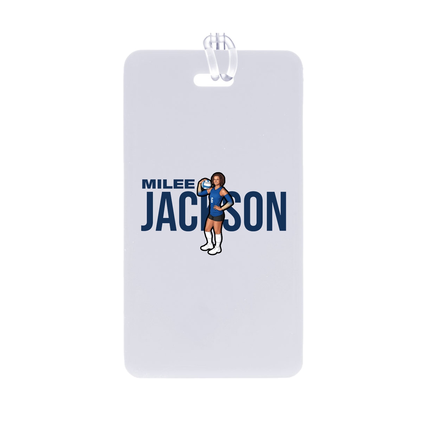 Bag Tag — Player Name in Classic