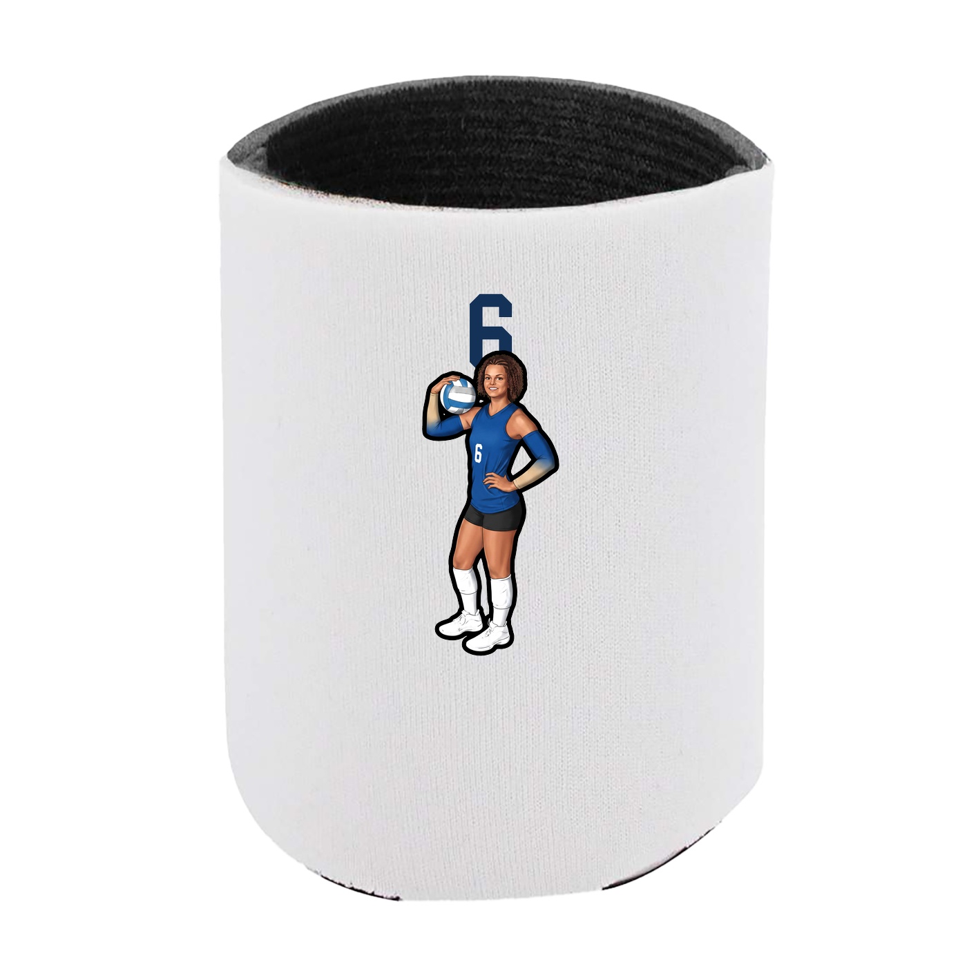 Can Holder — Number Top in White