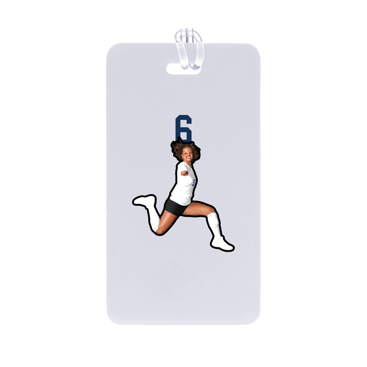 Bag Tag — Number Top in Classic