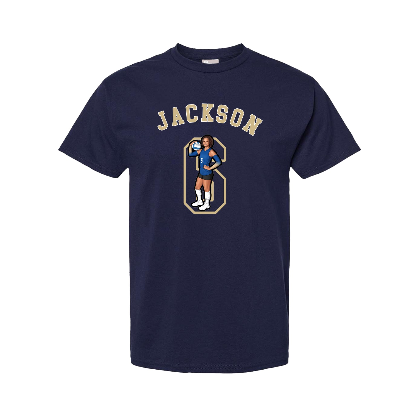 Youth Tee — Shirsey Arch in Navy