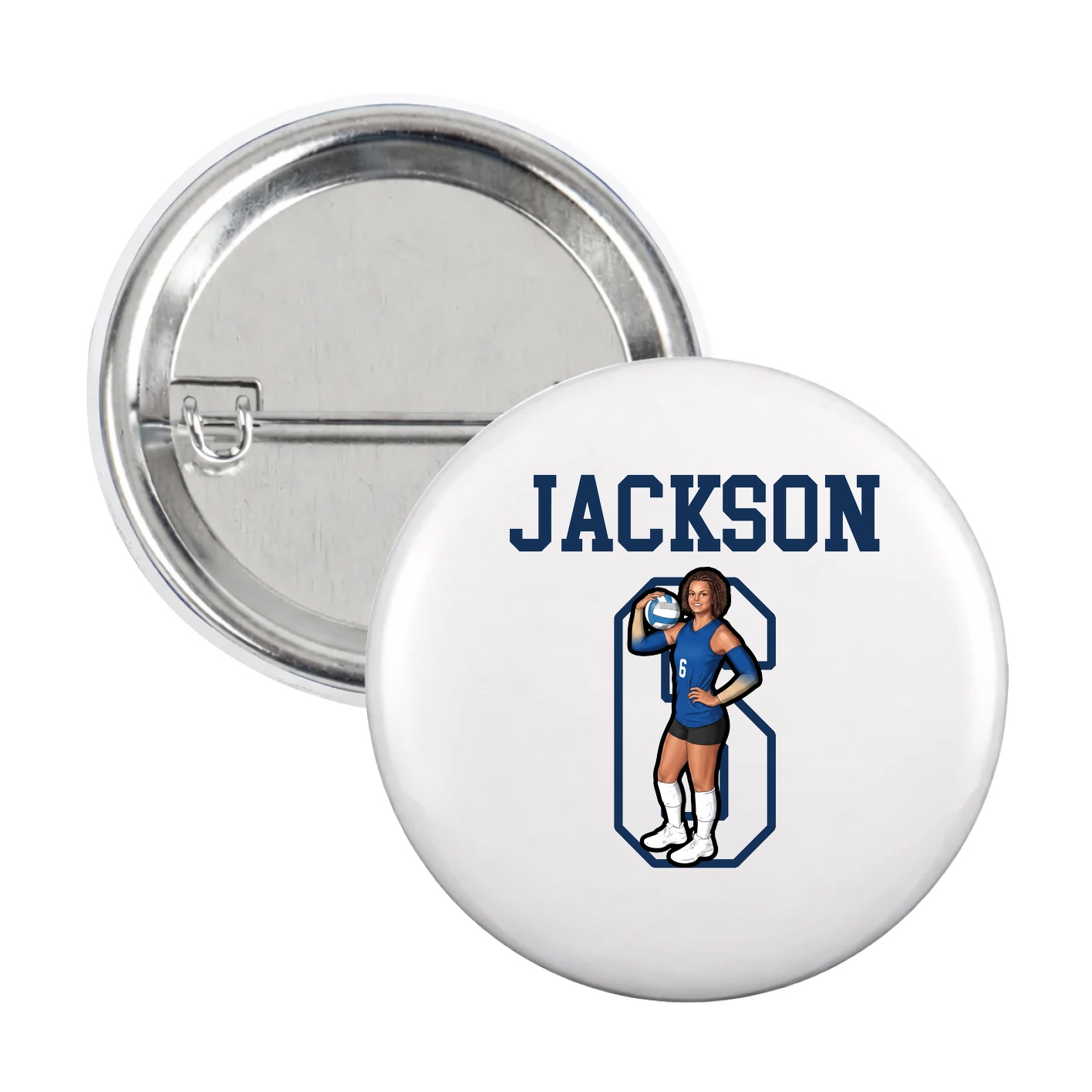 Game Day Button — Shirsey in White
