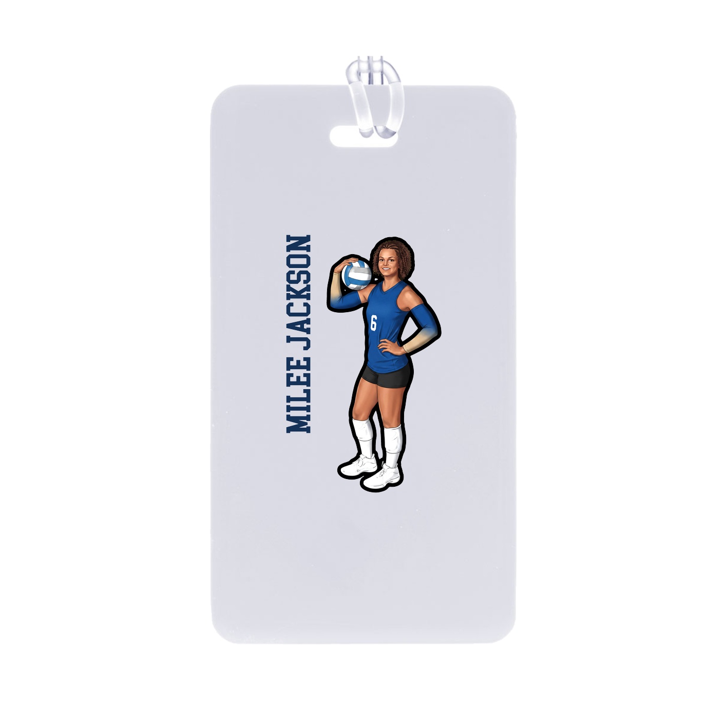 Bag Tag — Name Vertical in Classic