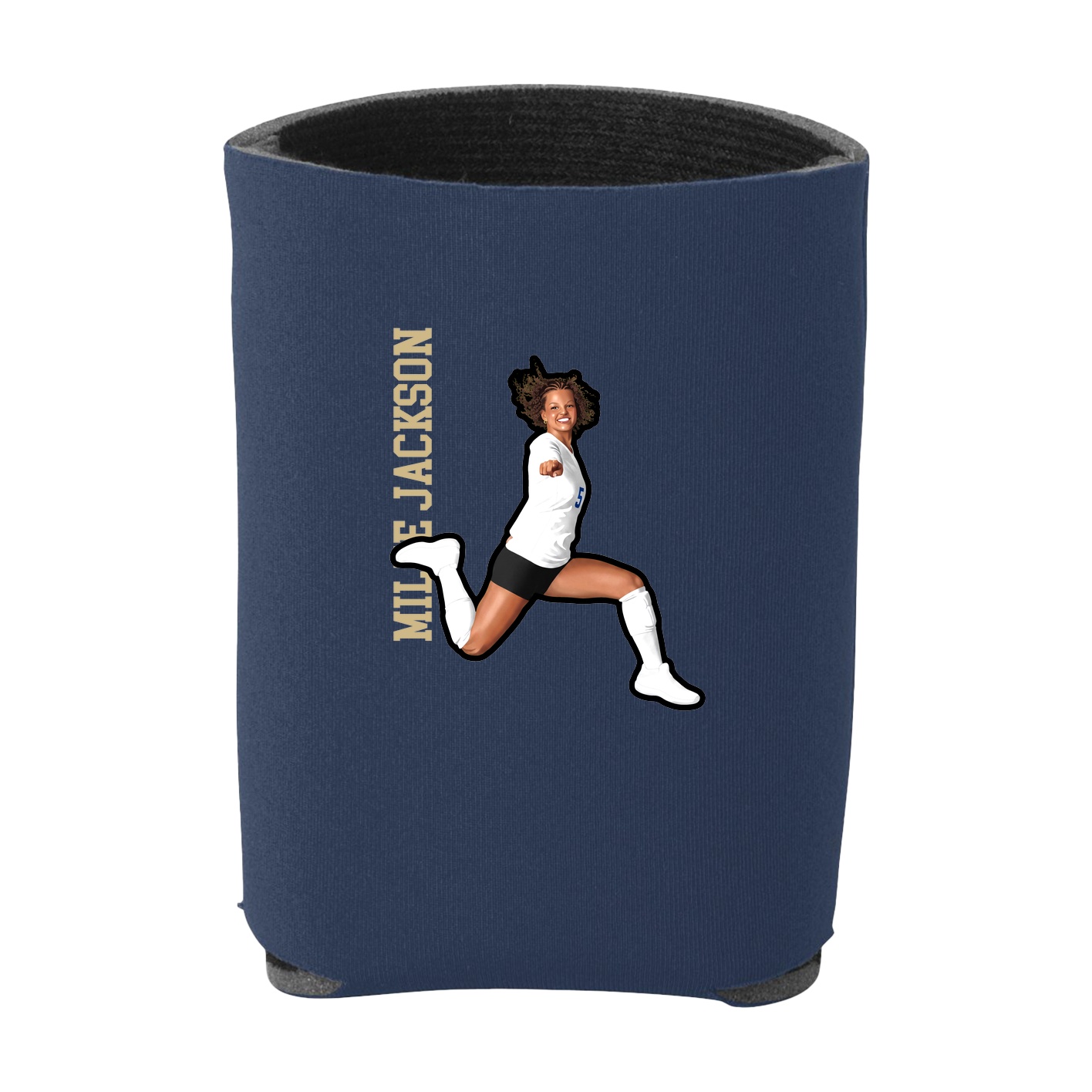 Can Holder — Name Vertical in Navy