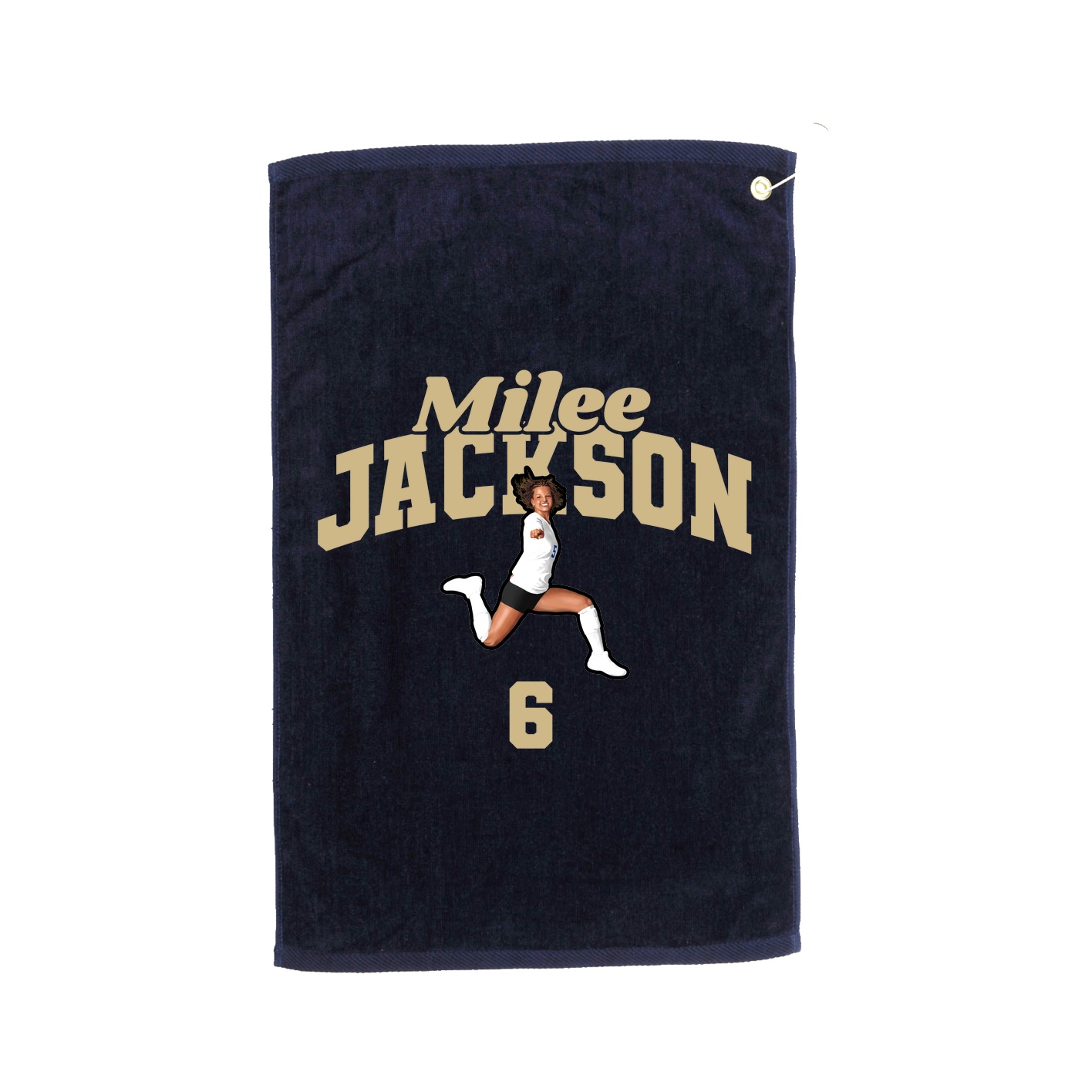 Golf Towel — Signature Arch in Navy