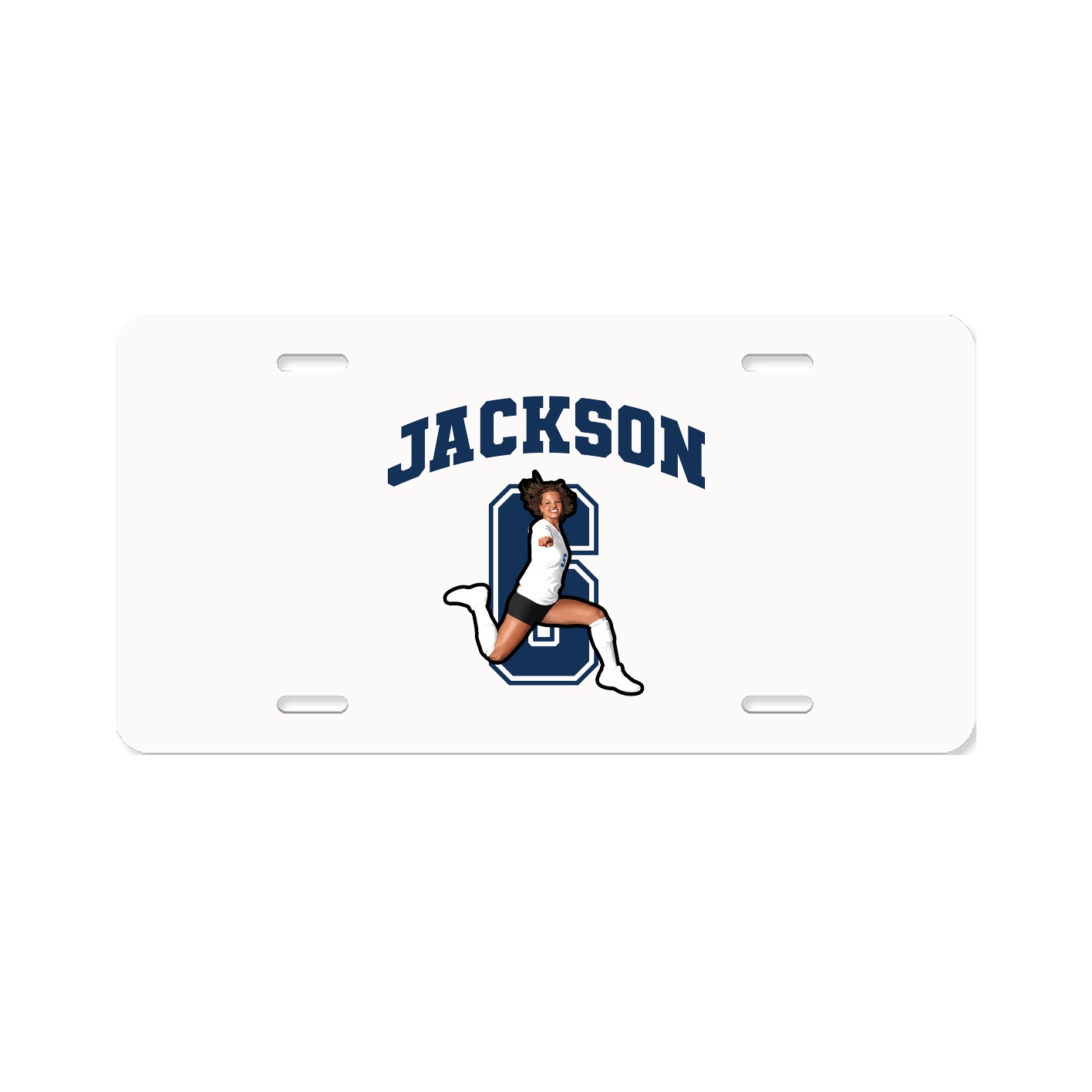License Plate — Number in Classic