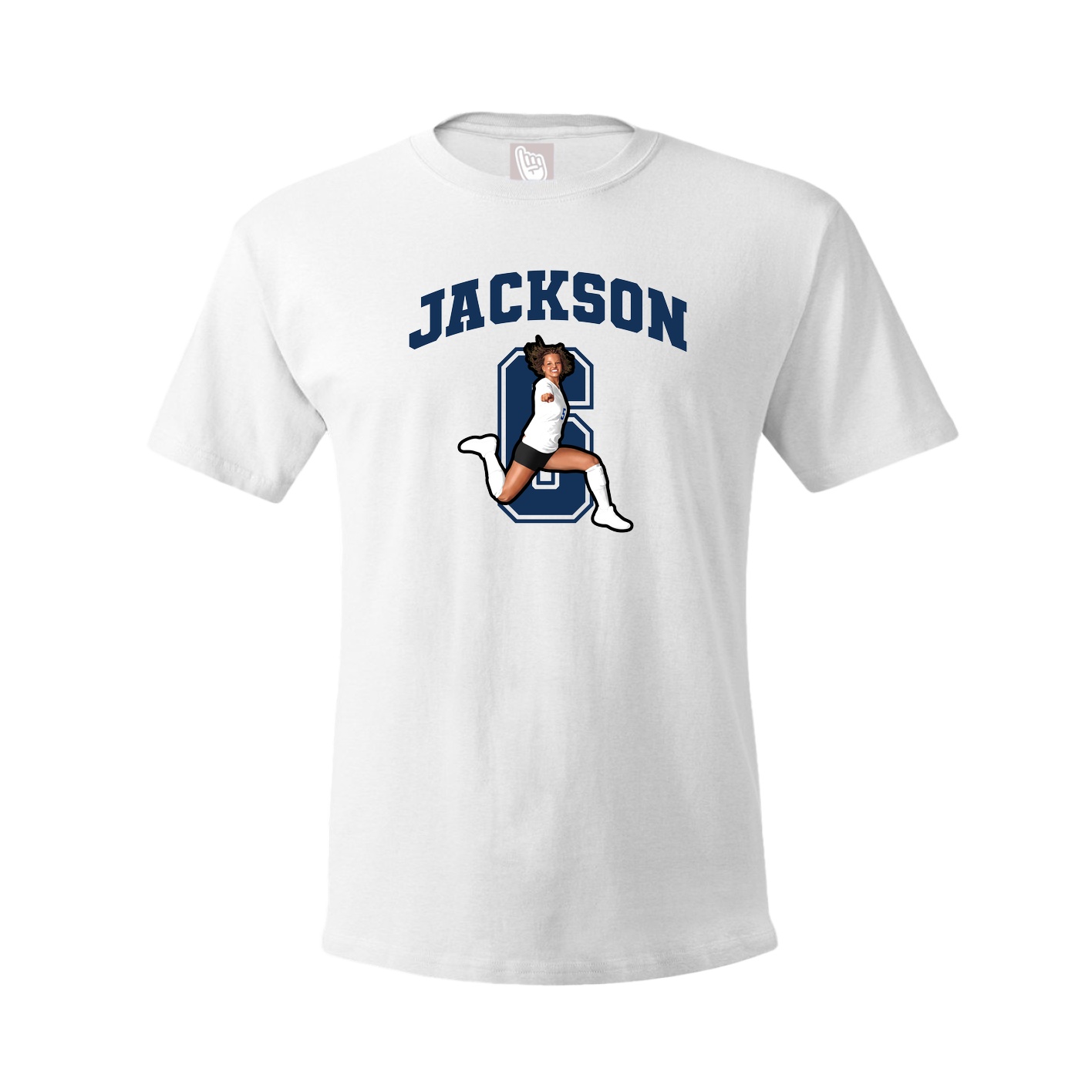 Tee — Number in White