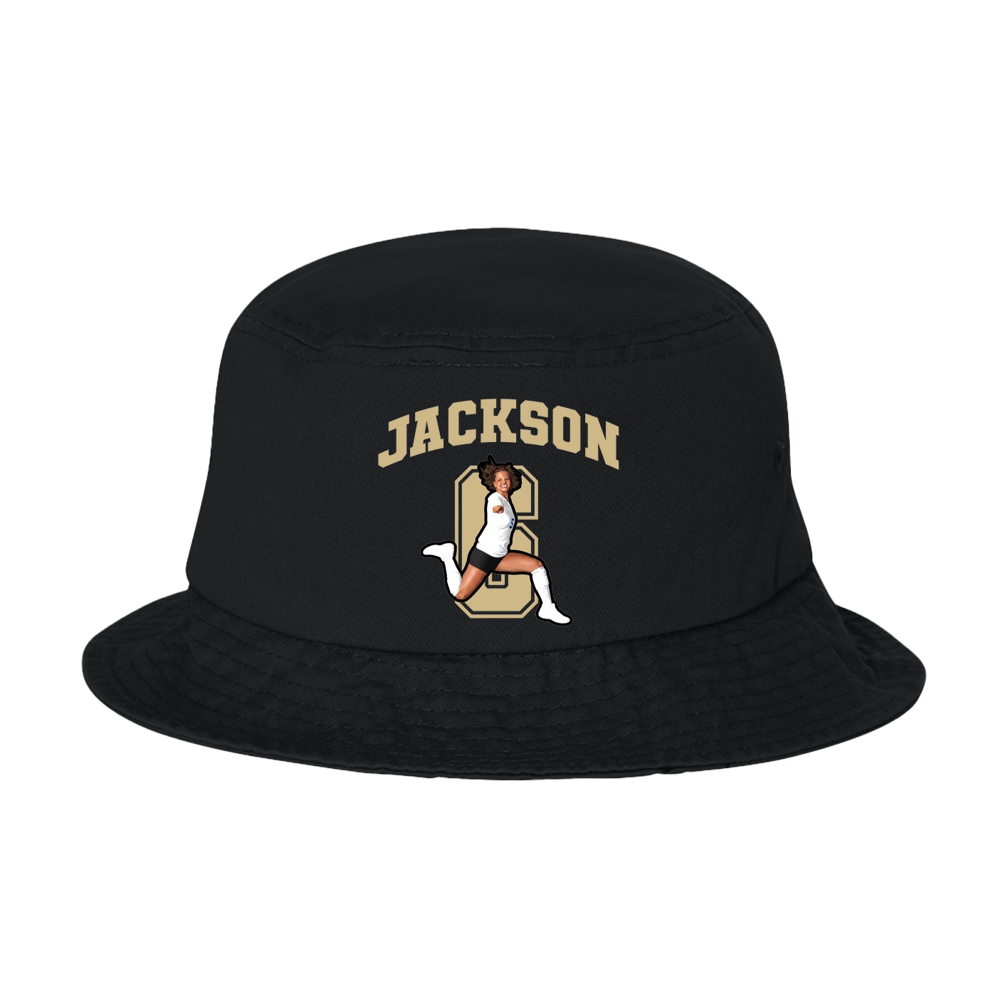 Bucket Cap — Number in Black