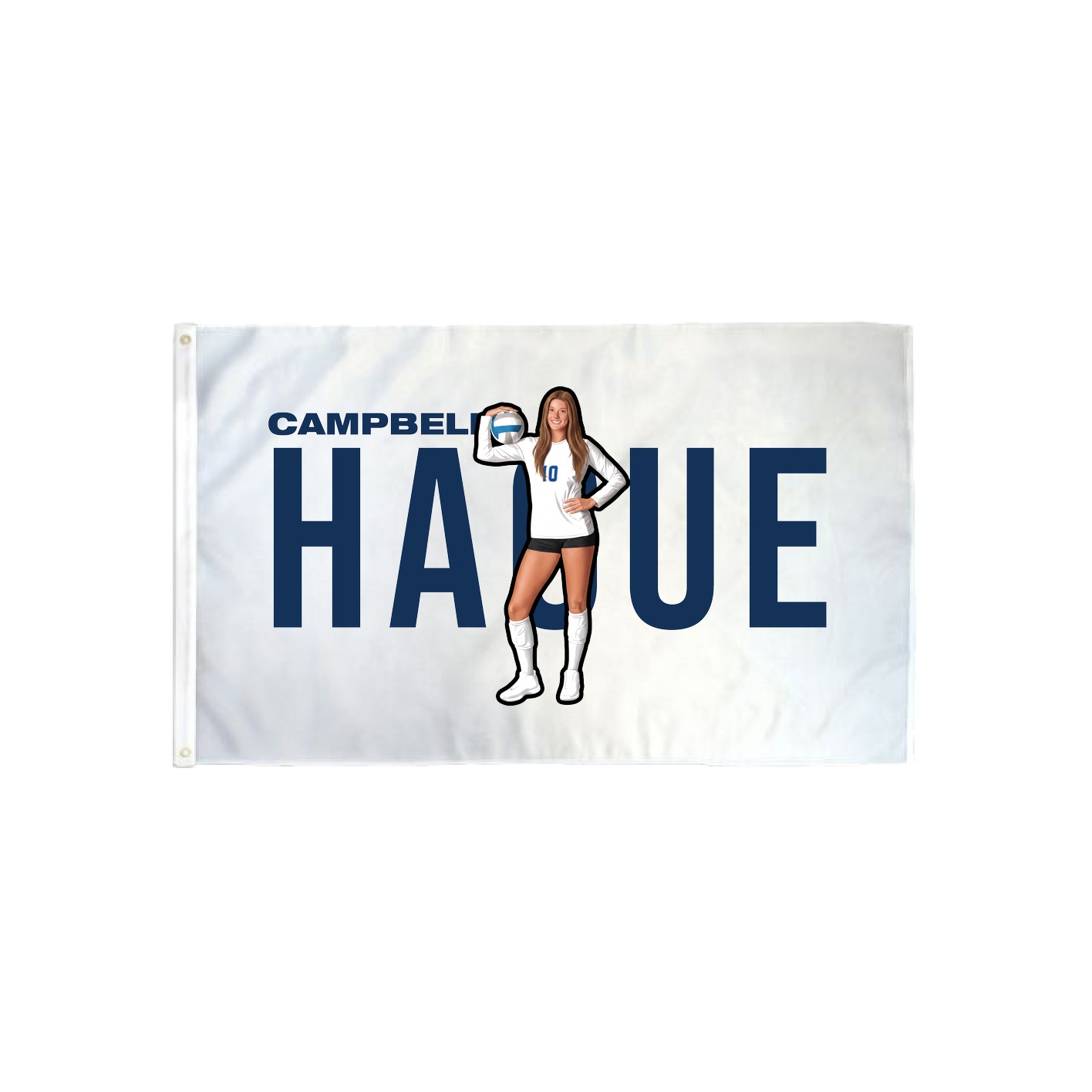 3x5 Flag — Player Name in Classic