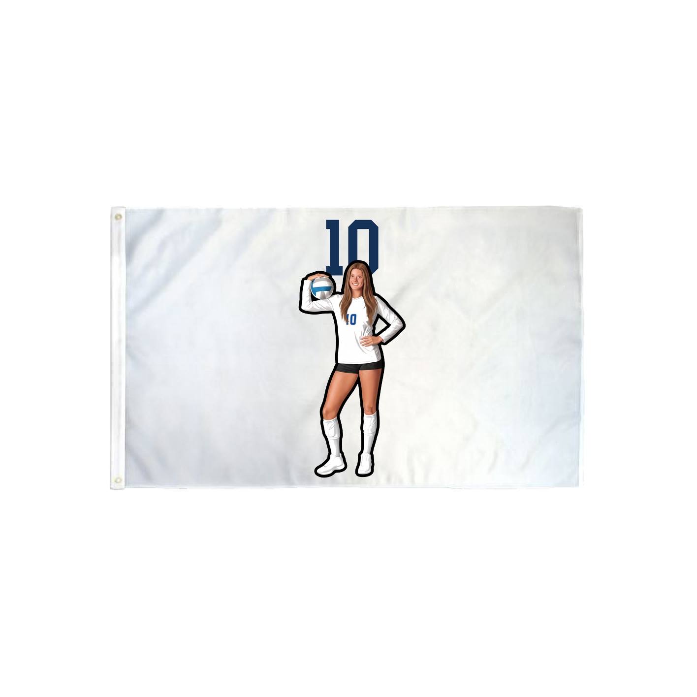 3x5 Flag — Number Top in Classic