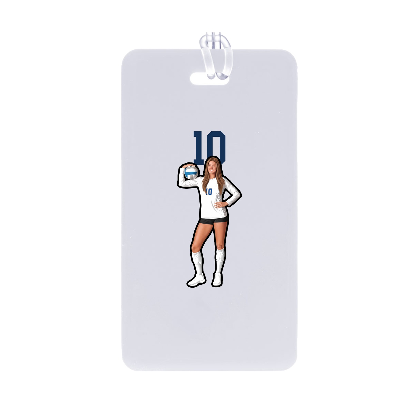 Bag Tag — Number Top in Classic