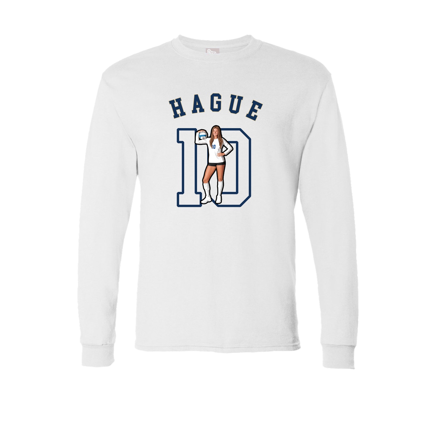 Long Sleeve Tee — Shirsey Arch in White